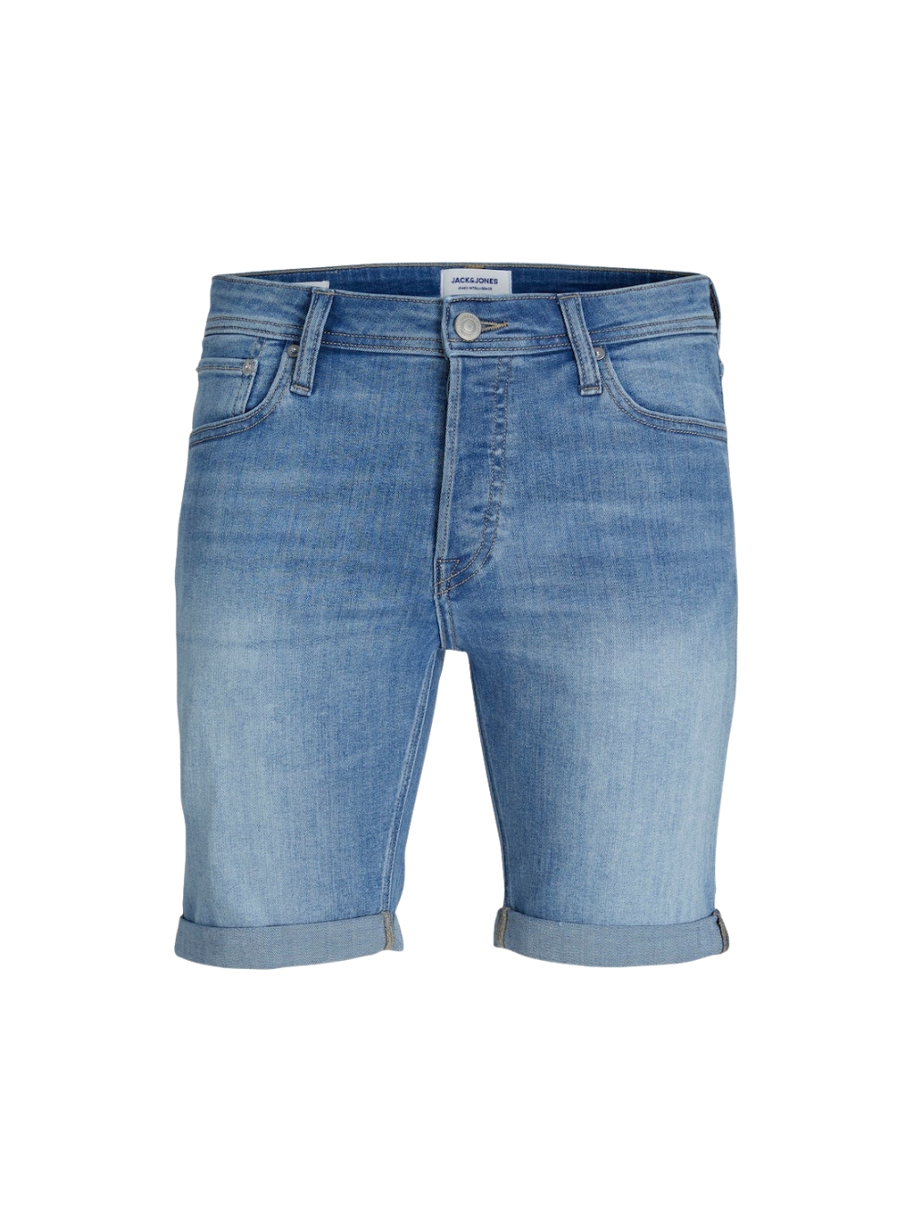 Джинсовые бермуды Jack & Jones da uomo a vita alta, темно-котонового цвета, цвет Синий...