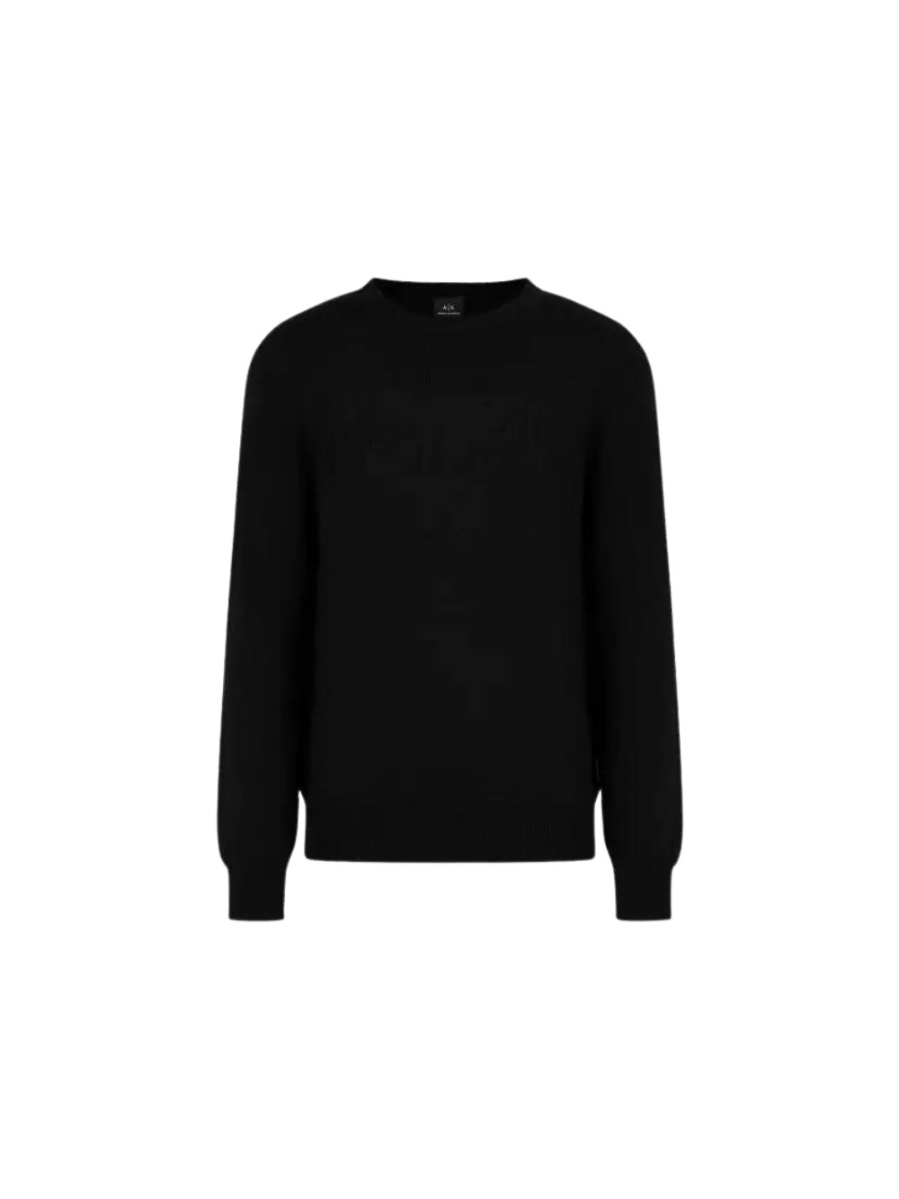 Pullover a girocollo Armani Exchange in misto lana, da Uomo colore Nero. - Foto 2 di 4