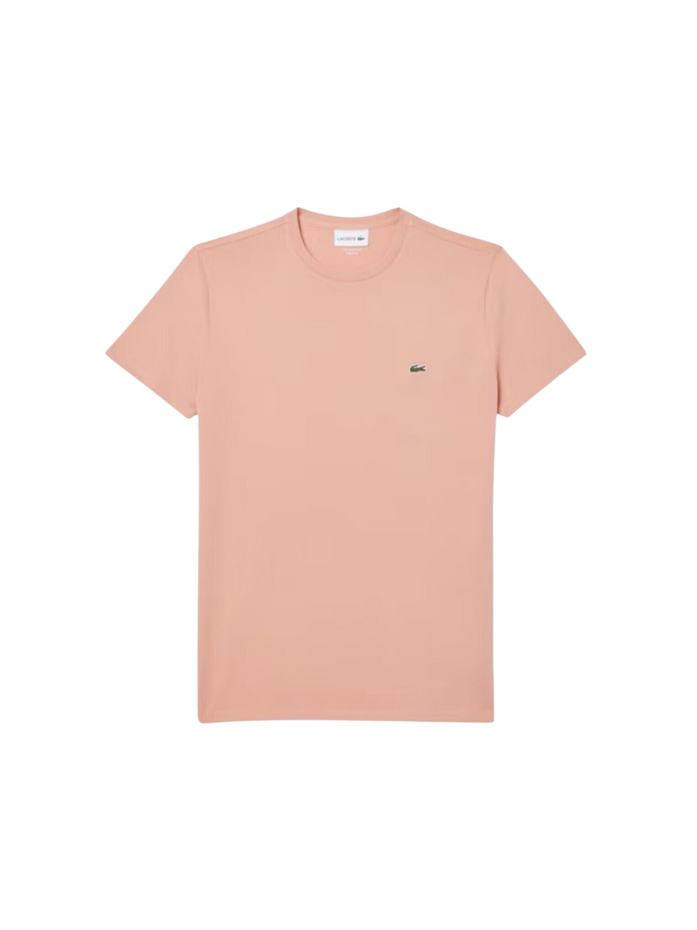 T-shirt Lacoste da uomo, in cotone, vestibilità regular, colore Rosa, modello... - Imagen 2 de 3