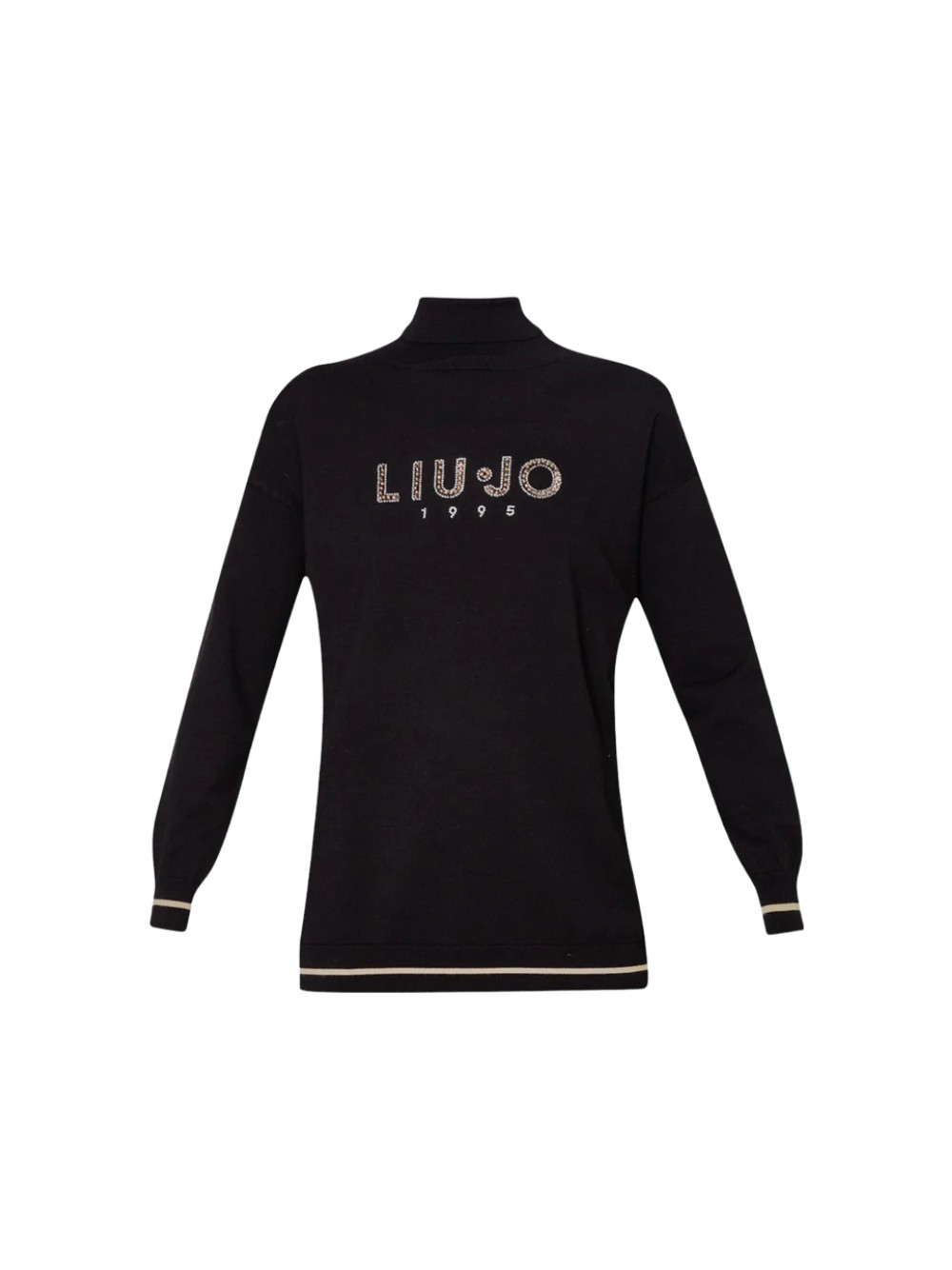 Maglione Liu jo Better da donna, из вискозы, цвет неро, код TF4316 MS63M.