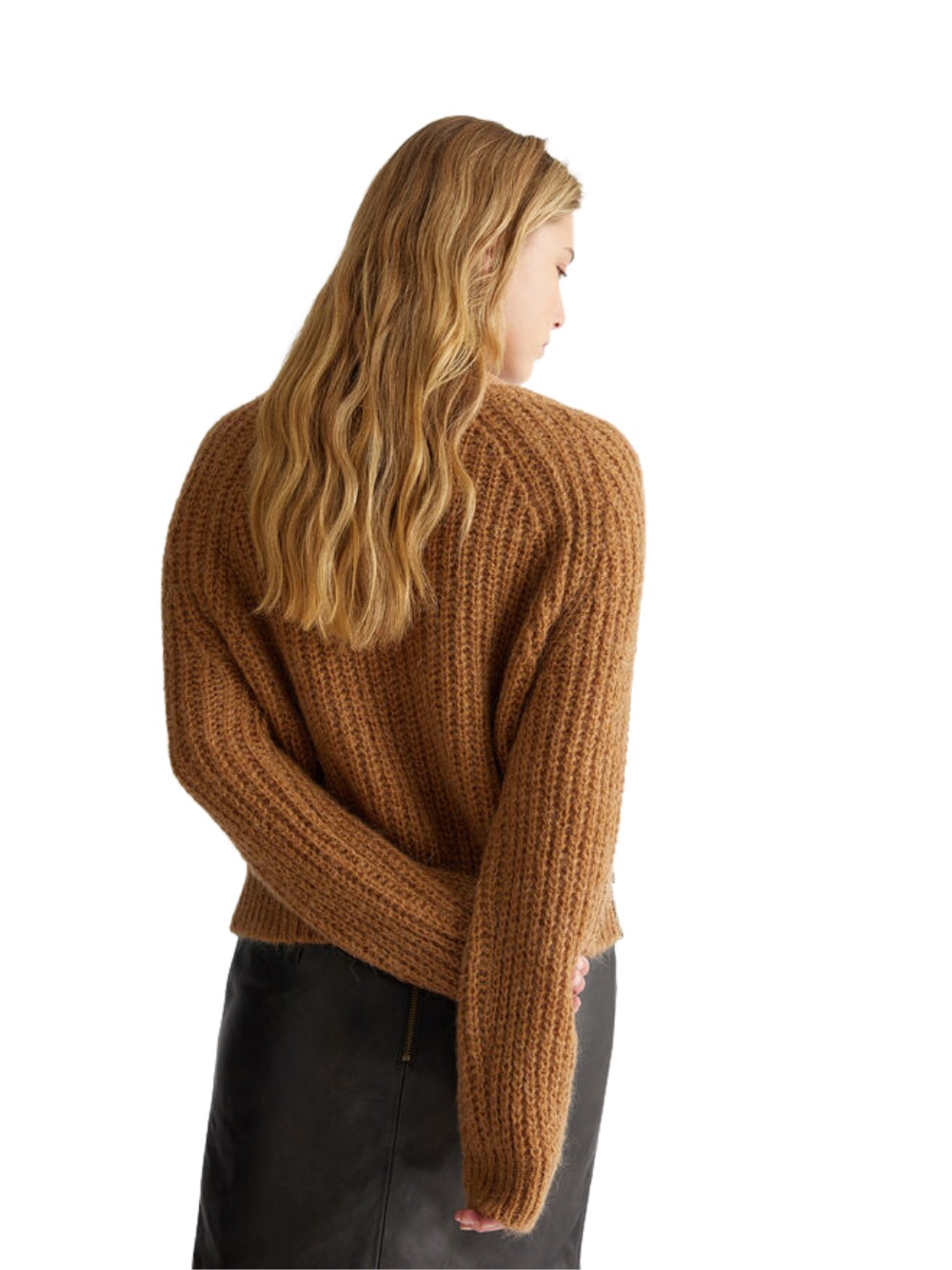 Suéter Liu Jo Para Mujer, En Mezcla De Alpaca, Color Beige, Código WF4527 MAG71. - Imagen 4 de 4
