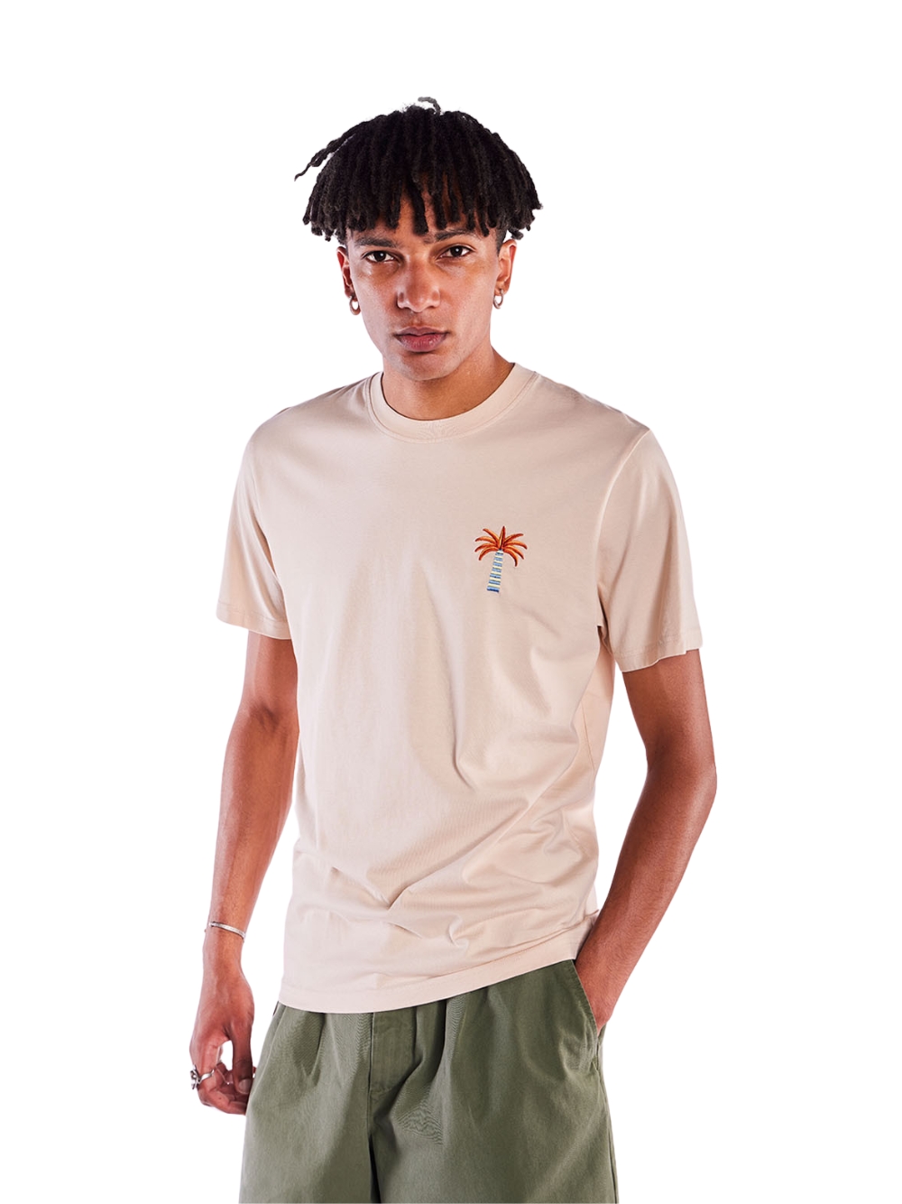 Футболка Olow унисекс, модель Pejibaye, из органического хлопка puro cotone, vestibilità m...