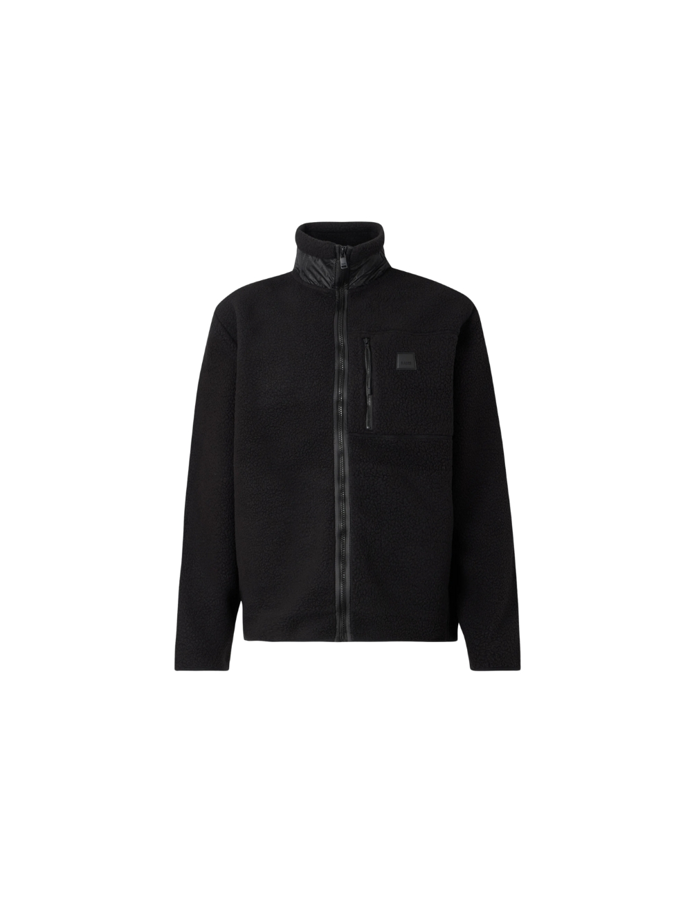 Jacke RAINS Unisex Modell Yermo Vlies aus Stoff Wasserdicht Schwarz Farbe 42190₽