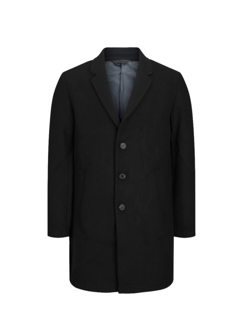 Jack-Jones Herren Mantel Wollmischung Farbe schwarz Code 12263845 28990₽
