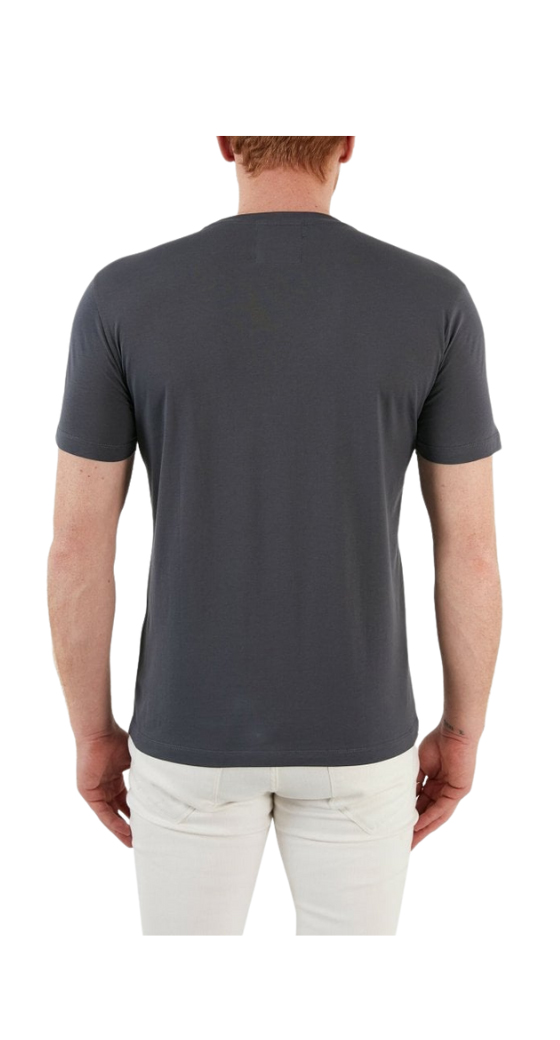 T-Shirt Emporio Armani Uomo Grigio 8N1TN5 1JPZZ 0930 - Imagen 4 de 5