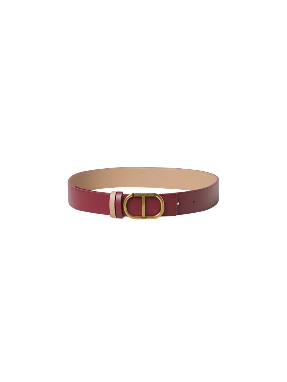 Комплект Cintura Twinset da donna, двухцветный россо/марроне, код 242TA4220.