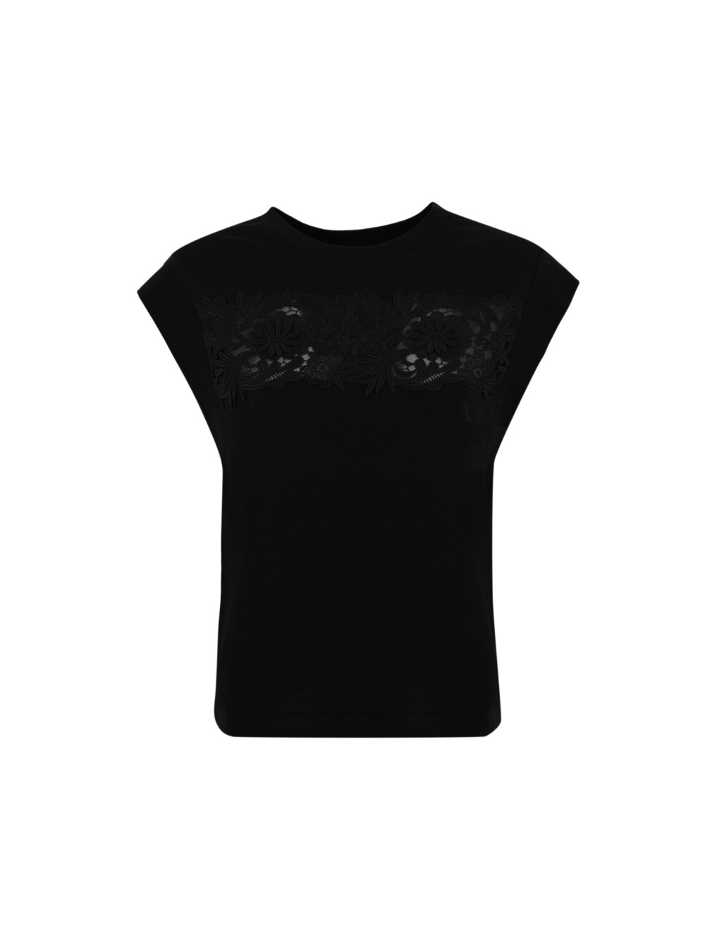 Футболка Twinset da donna, из котона, цвет неро, код 251TP2073.
