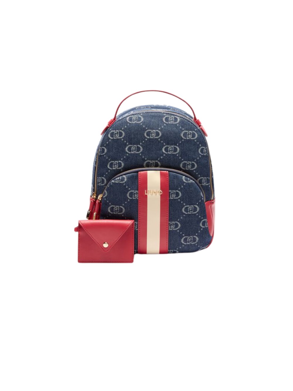 Zainetto Liu Jo da donna, из джинсовой ткани экокожи, цвет синий, код AA5157 D3200.