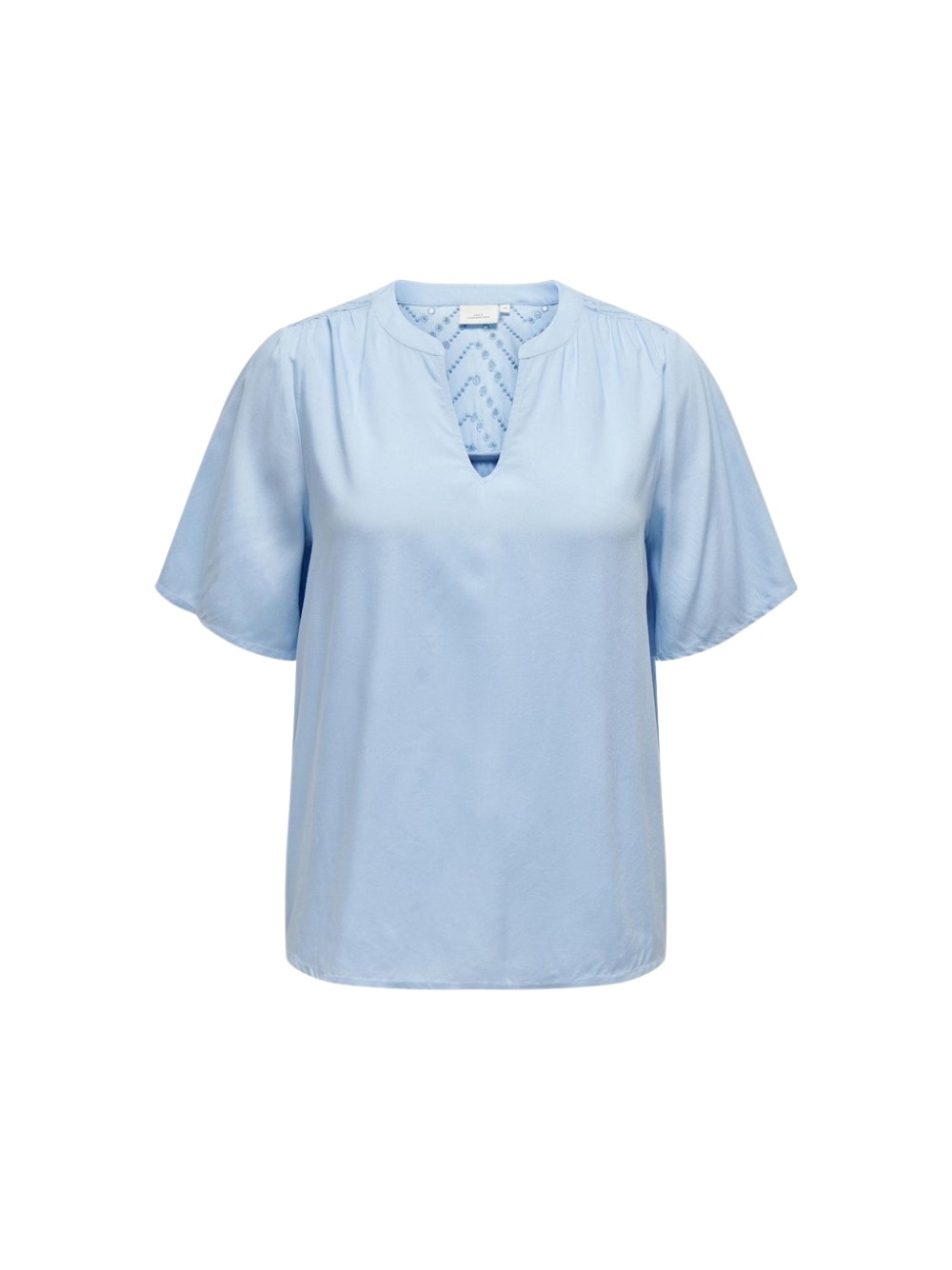 ТОЛЬКО футболка Carmakoma da donna, 100% вискоза, цвет azzurro.