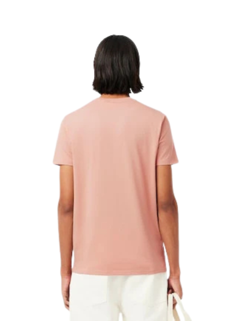 T-shirt Lacoste da uomo, in cotone, vestibilità regular, colore Rosa, modello... - Imagen 3 de 3