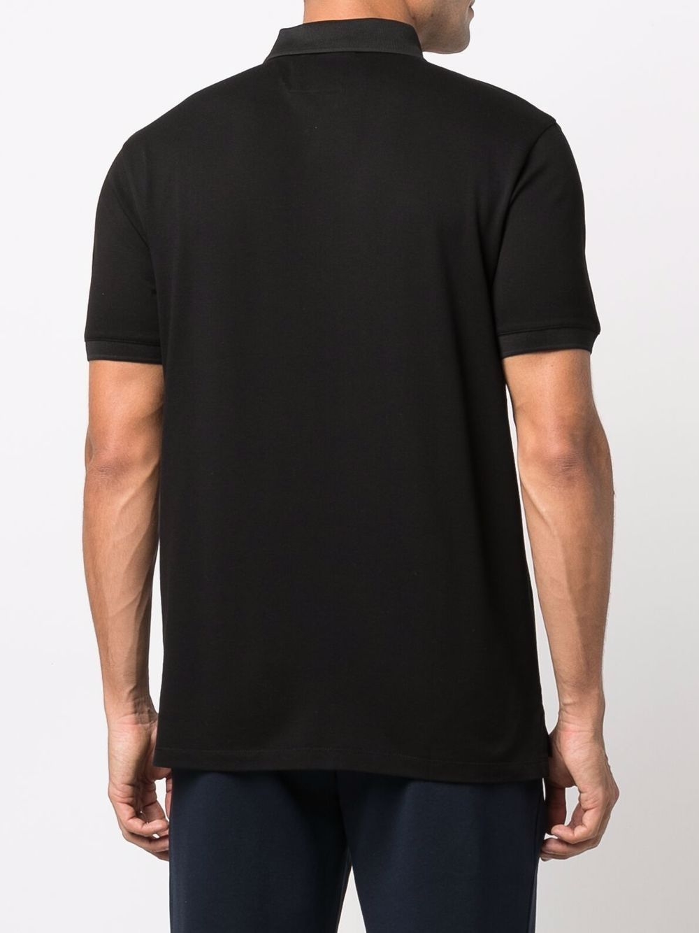 Polo Emporio Armani uomo, vestibilità slim fit colore Nero, codice 8N1FQ2 1JT... - Imagen 4 de 4
