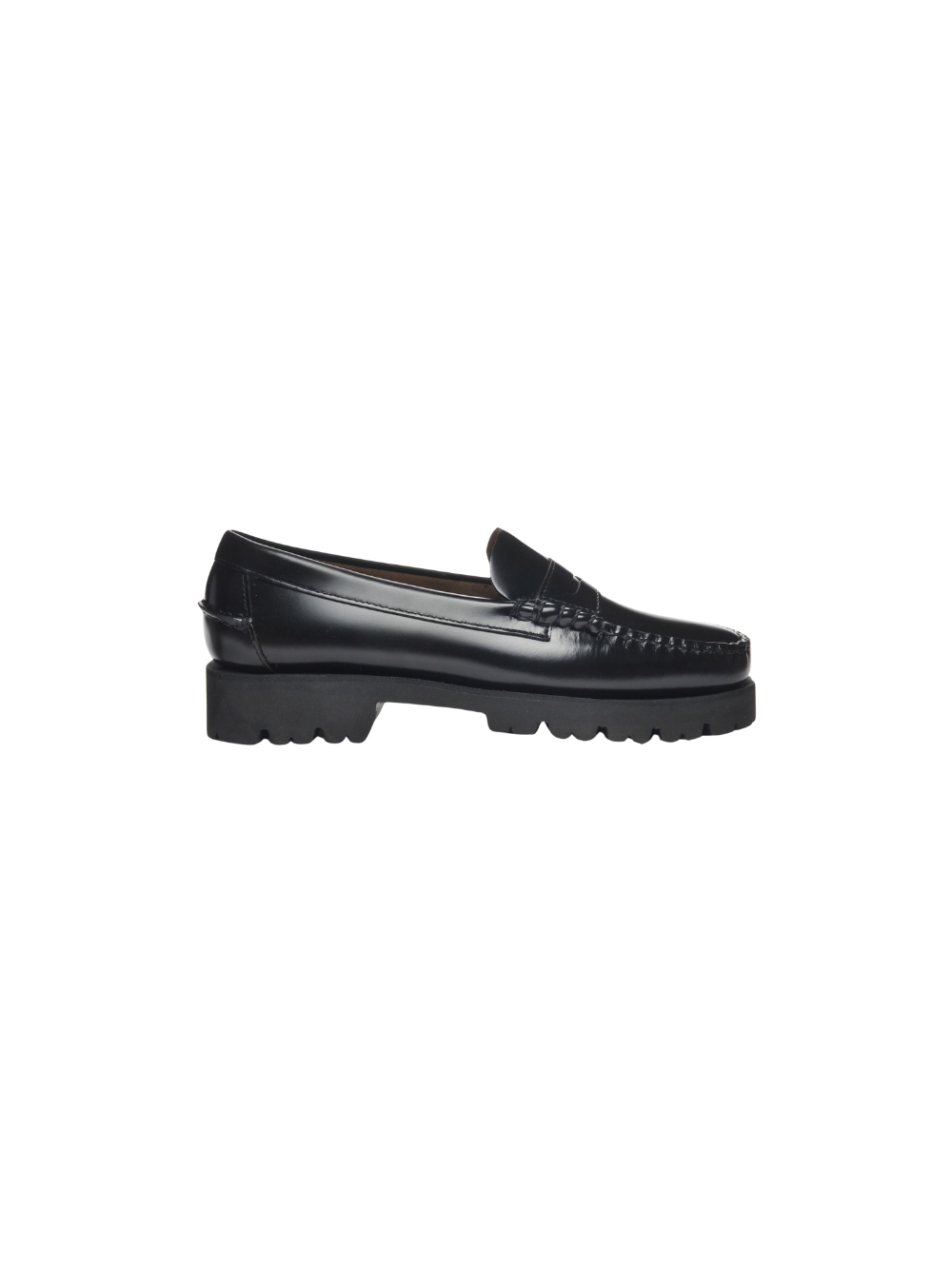 Mocassino Sebago da donna, modello Dan Lug, in pelle, colore Nero, modello 70... - Imagen 2 de 4
