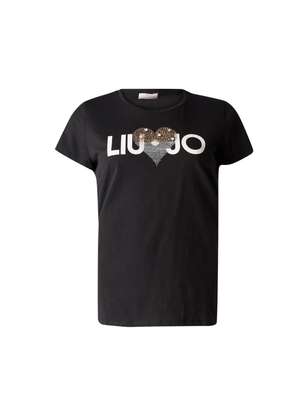 Футболка с логотипом Liu Jo Donna Nero WF4416 JS923 N9979