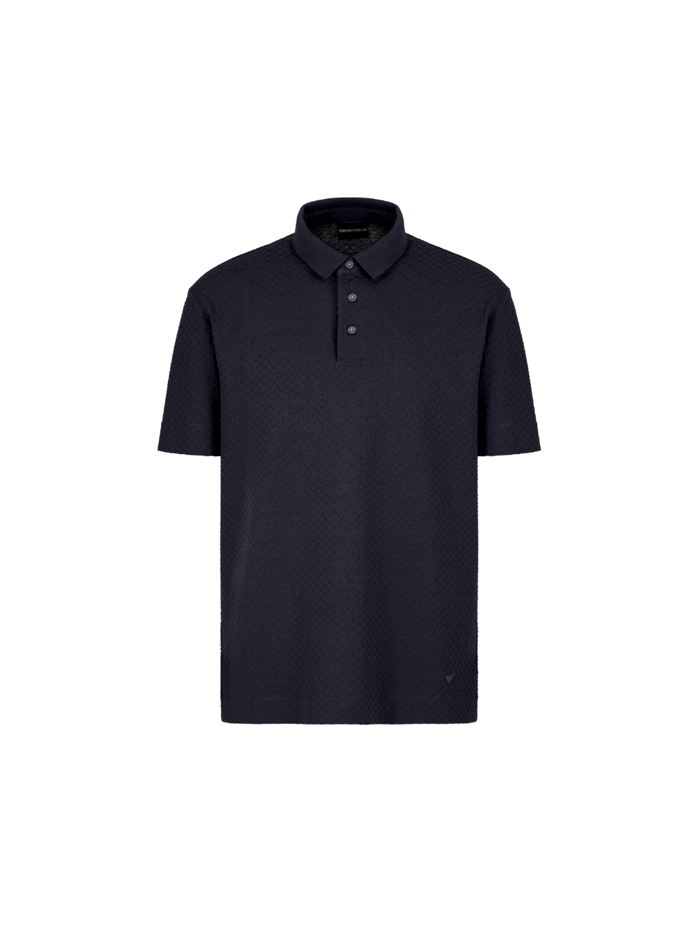 Поло от Emporio Armani da uomo, в котоне, обычное, цвет синий, mode...