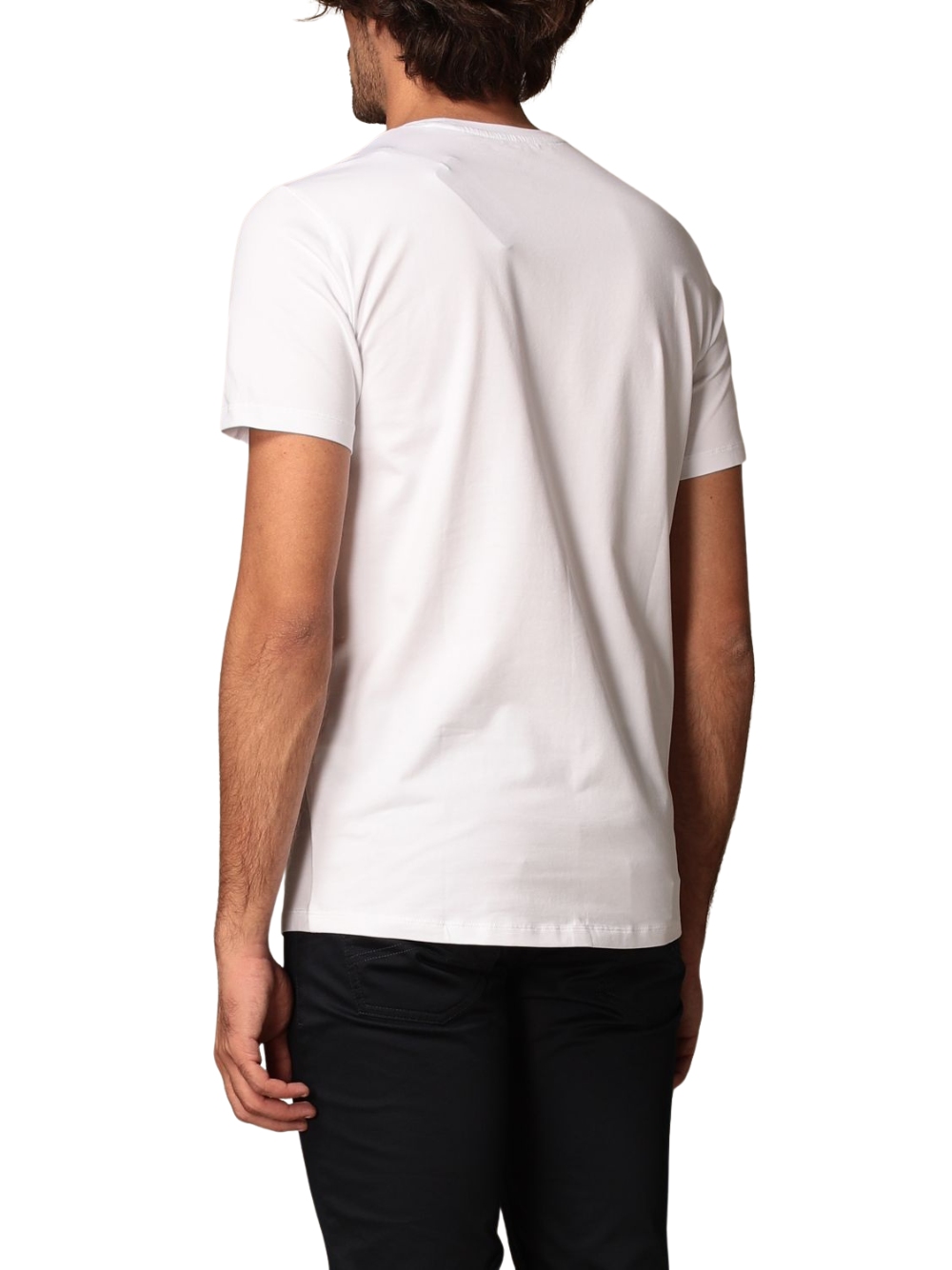 T-shirt Armani Exchange da uomo, vestibilità regolare colore Bianco - Imagen 4 de 6