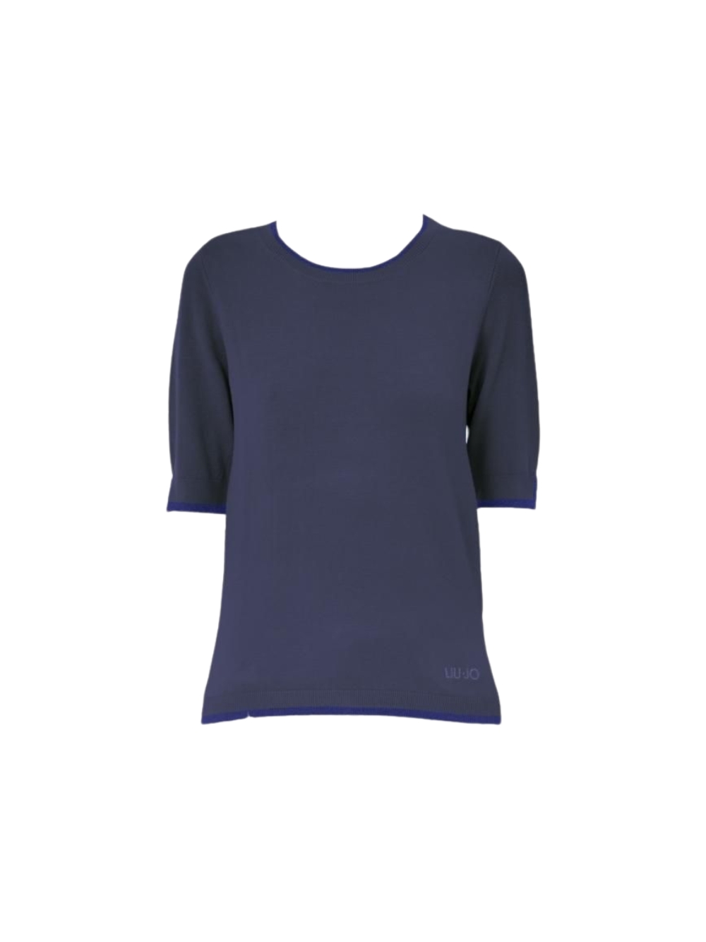 Maglione Liu jo da donna, из вискозы, цвет синий, код MA4072 MS49I.