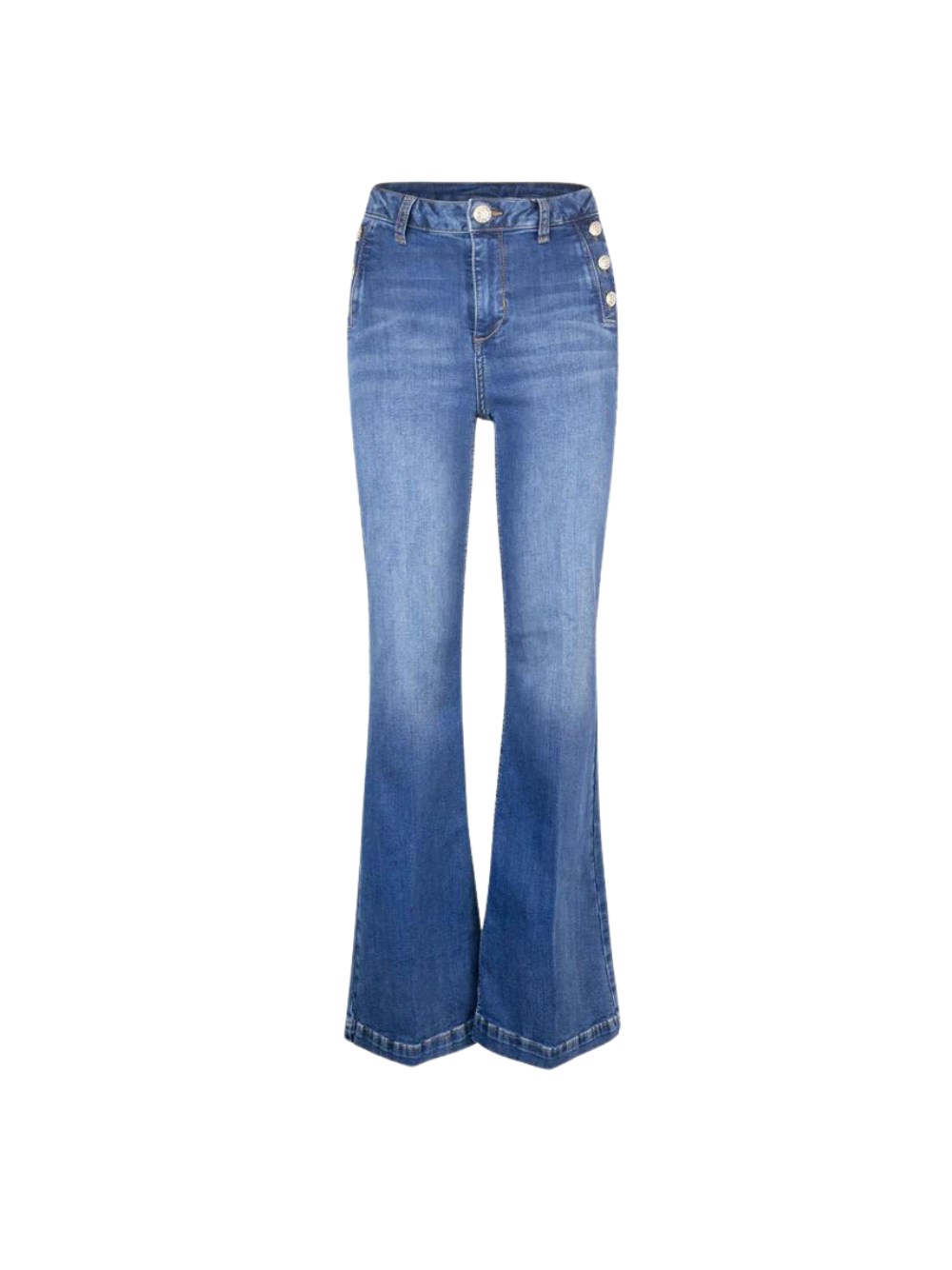 Джинсы Liu Jo из хлопчатобумажной ткани elasticizzato, modello Flare, da donna, colore Denim ...