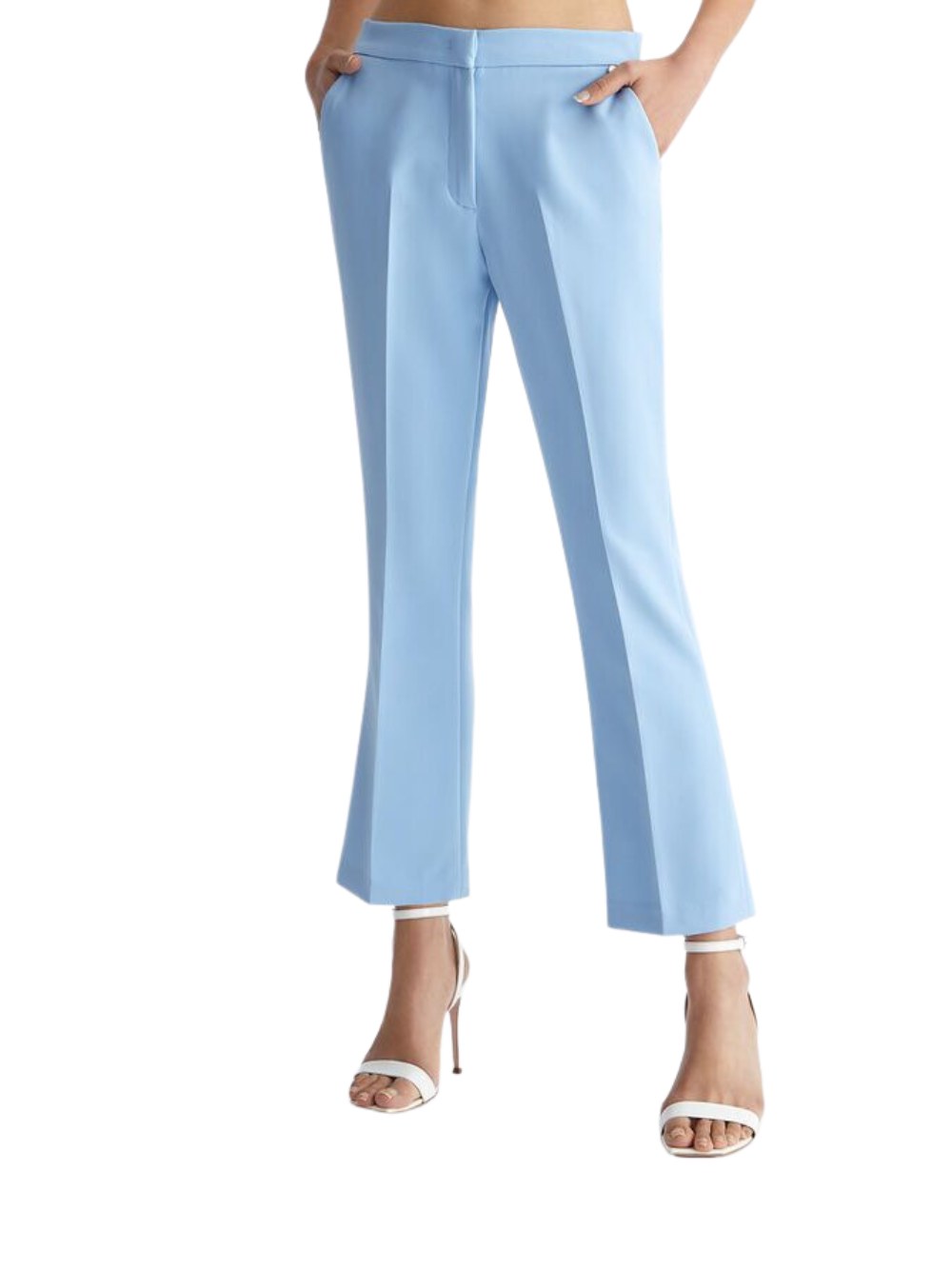 Брюки Liu jo modello укороченного кроя dal Fit Regular,da donna цвета Blue heaven