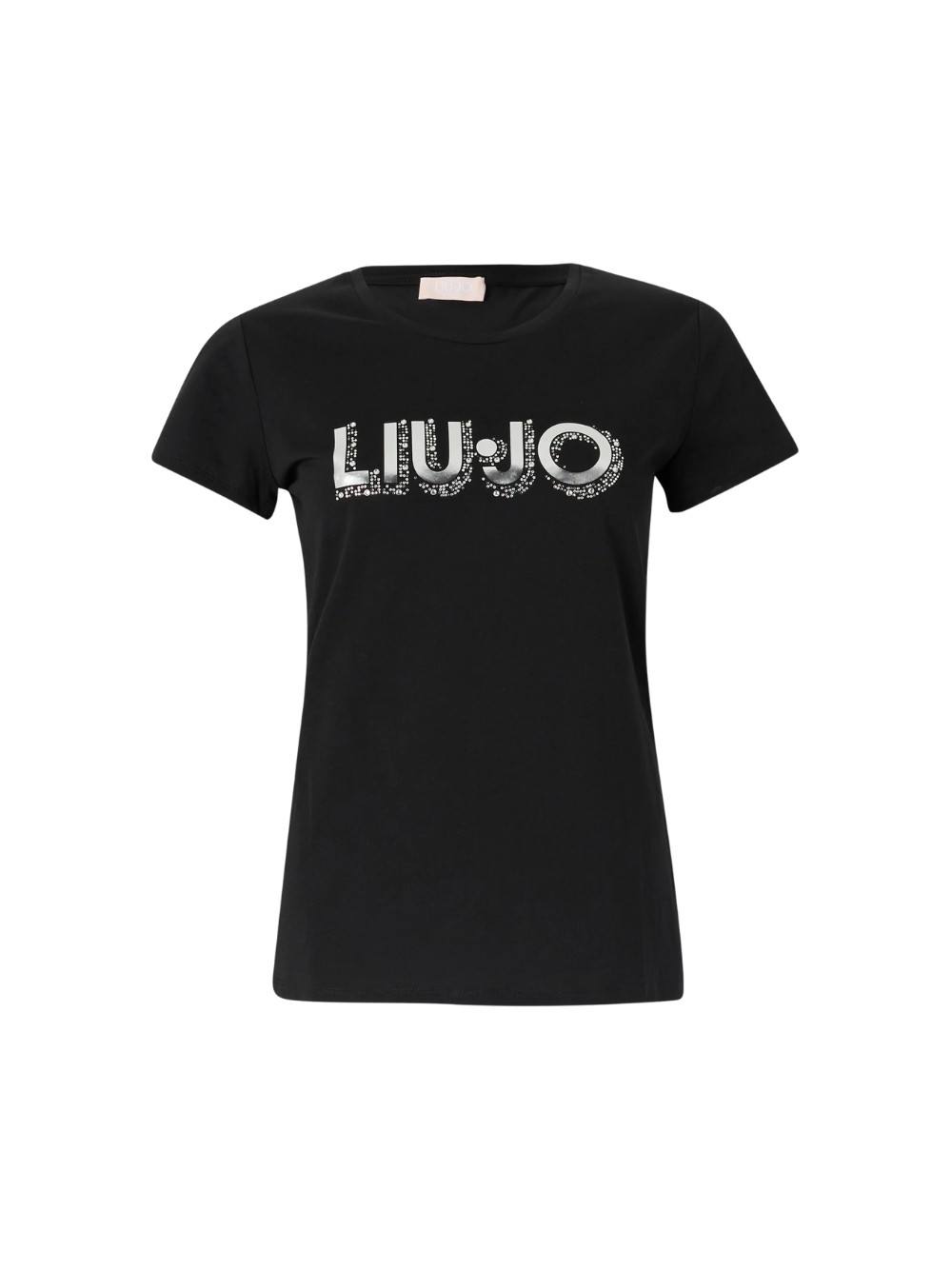 Футболка Liu Jo da donna, из чистого хлопка, цвет nero, код WA5143 JS923.