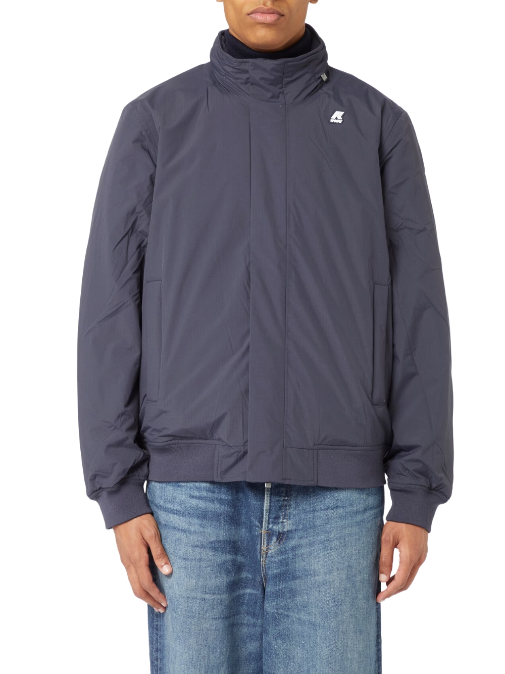 Брюки Giubbotto K-Way da uomo из нейлона tessuto ripstop синего цвета модель K3127SW 45190₽