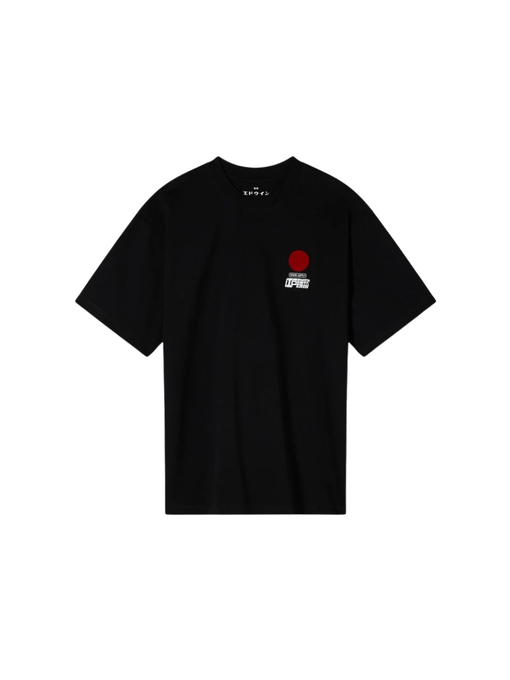 Футболка Edwin Fall da uomo, из чистого котона, обычная для прихожей, цвет Неро...