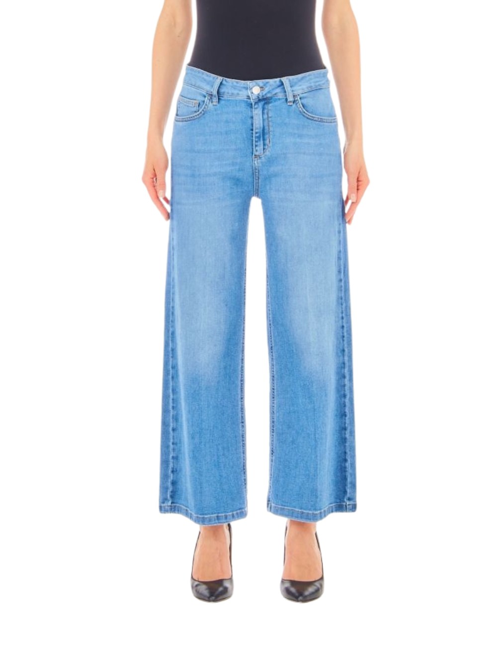 Джинсы Liu Jo modello Parfait из хлопчатобумажной ткани elasticizzato, da donna, colore Denim ...