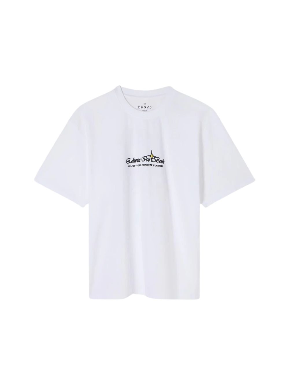 Футболка Edwin Fall da uomo, из чистого котона, обычная для прихожей, цвета Бьянки...