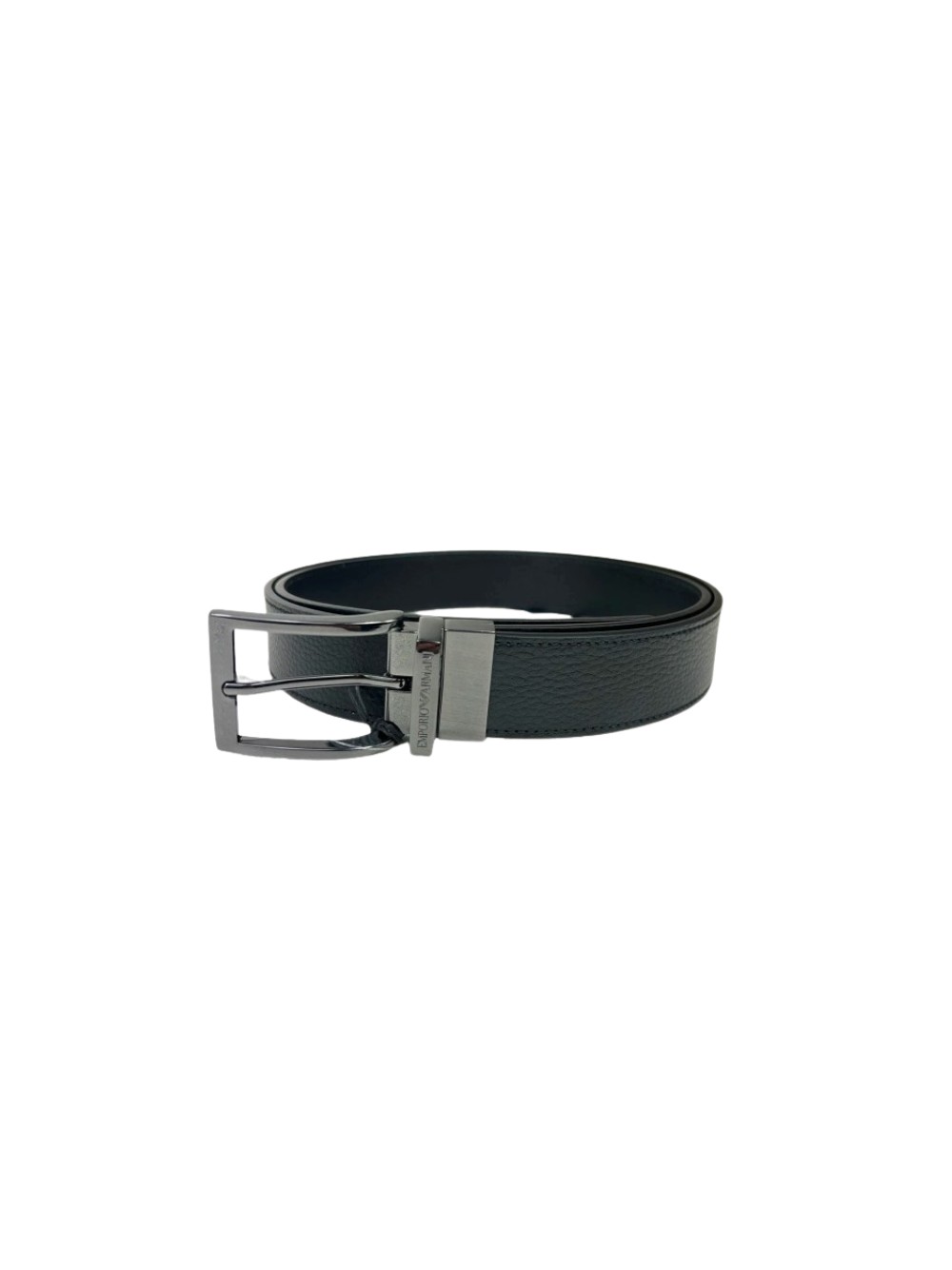 Emporio Armani Grtel Modell aus gehmmertem Glattleder Herren Farbe Schwarz 29190₽