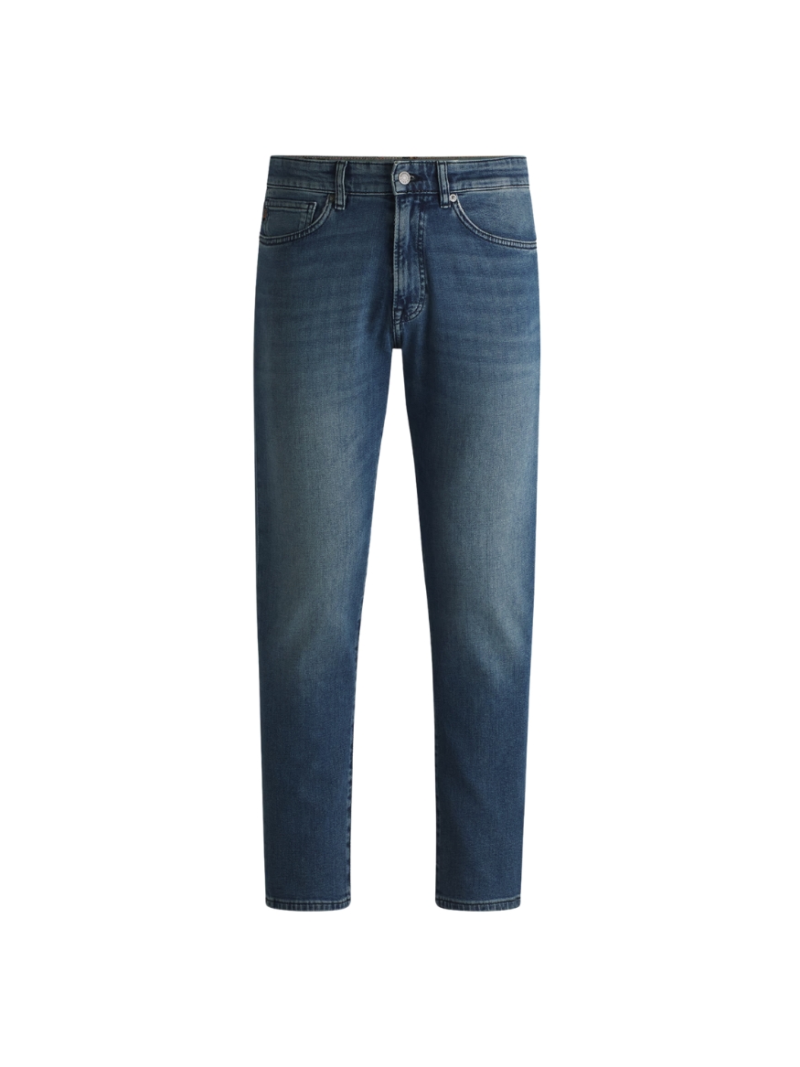 Джинсы Boss da uomo модель 5 tasche vestidilit regular цвет средне-синий 31590₽