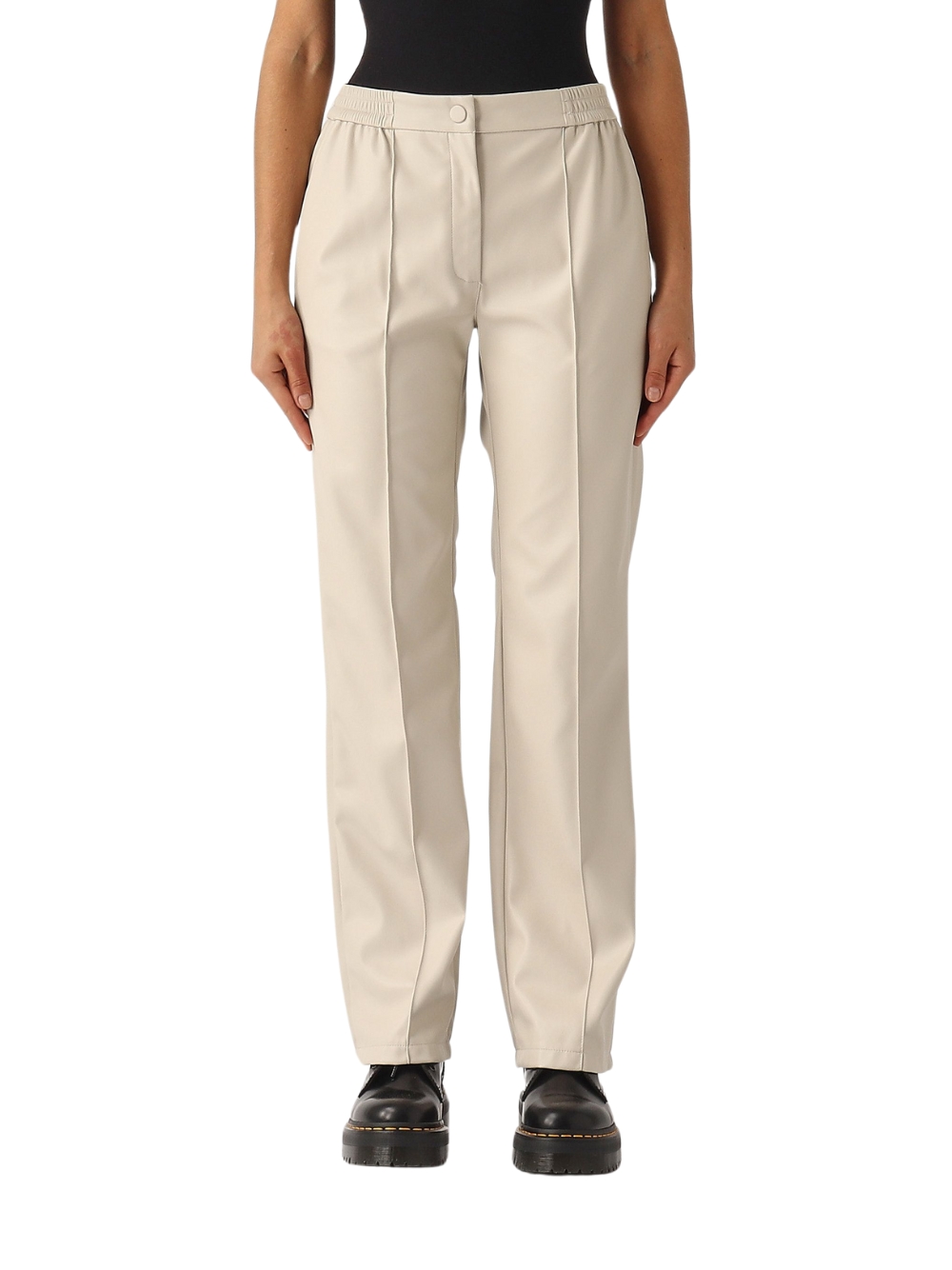 Комплект Pantaloni Twinset в стиле similpelle, обычный для прихожей, цвет бьянко, модель modello ...