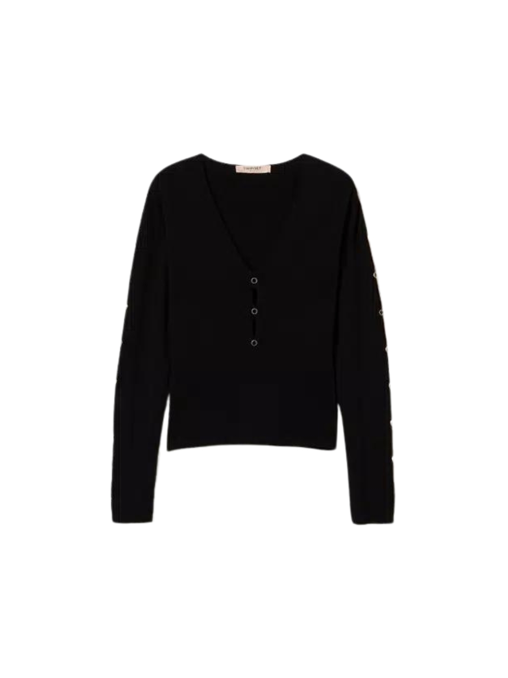 Комплект Maglia Twinset в стиле maglia stretch, обычный вестибюль, цвет Nero, модель 2...