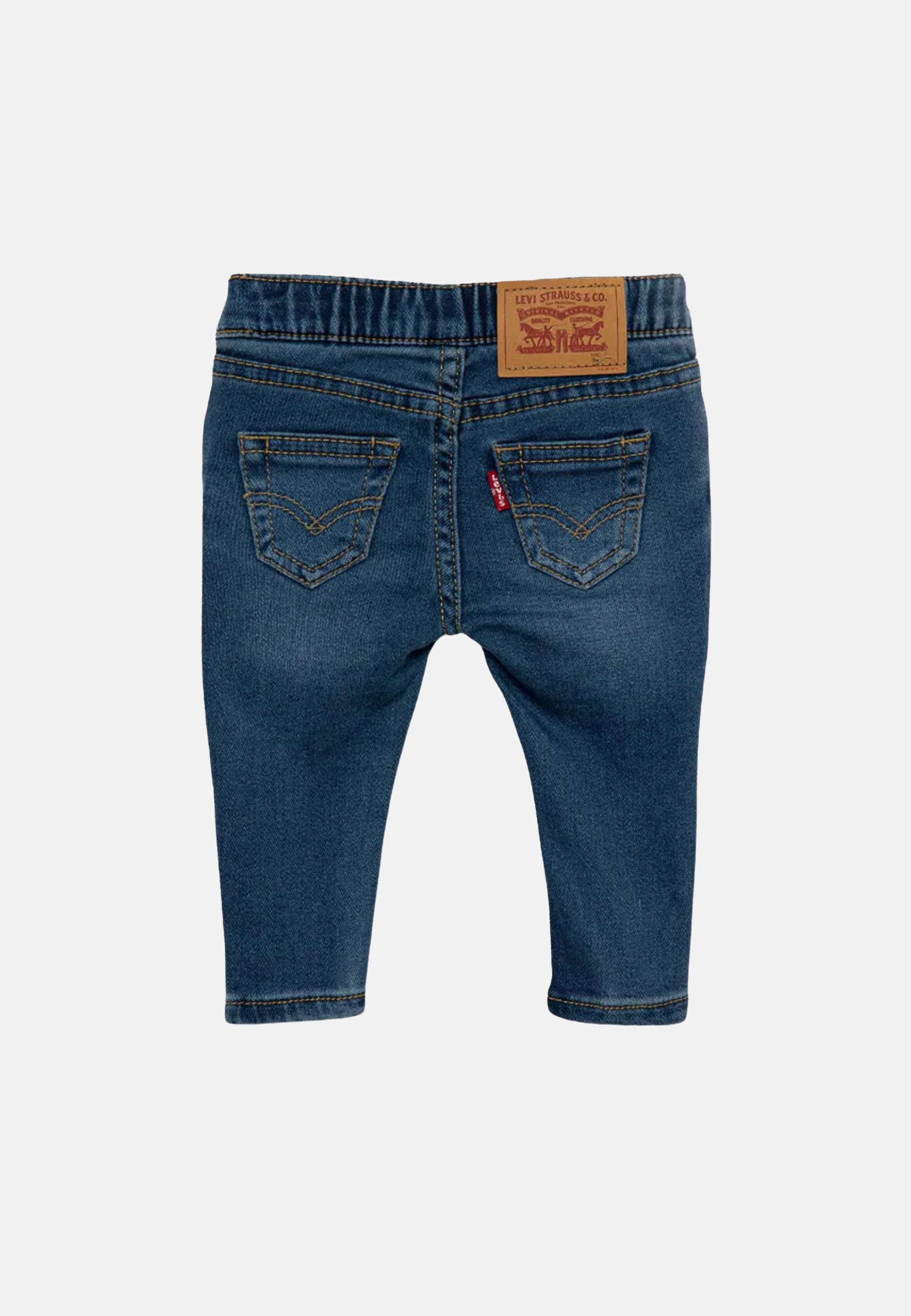 Jeans Levi's Kids Skinny Fit Con Vita Elastica - Denim Elasticizzato, Comodi E Facili Da Indossare - Foto 3