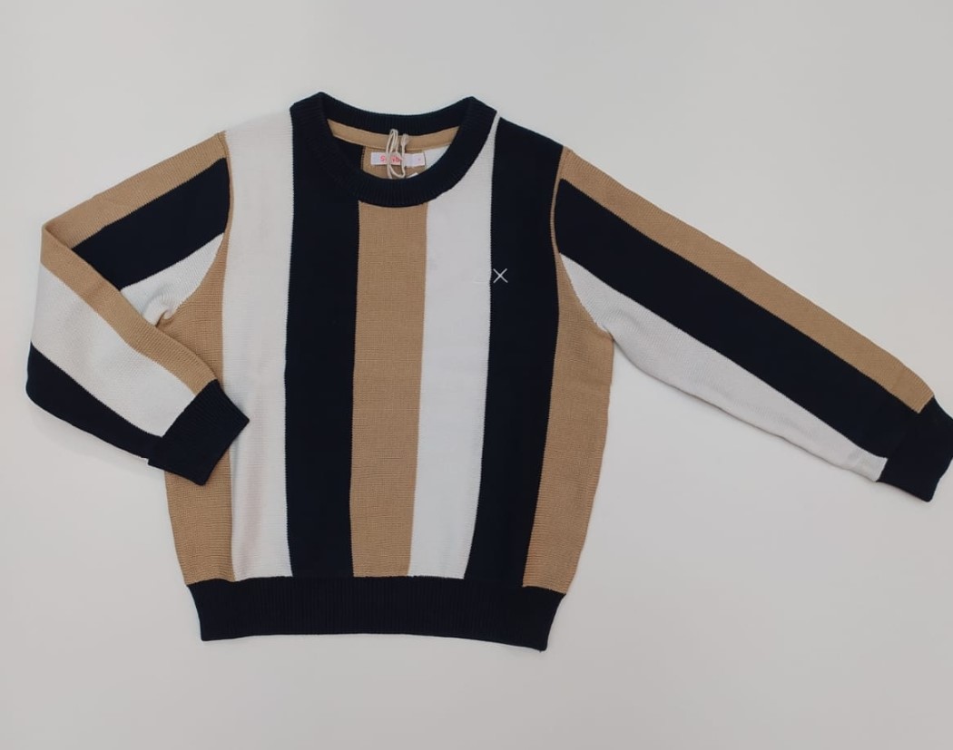Sun 68 Bambini e ragazzi maglia girocollo K31331