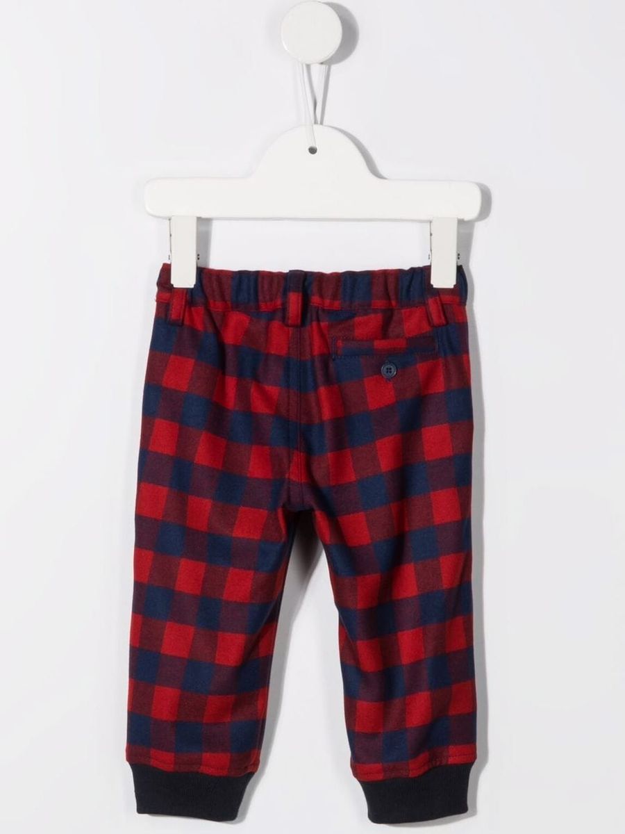 Il Gufo Bimbo pantalone bimbo a quadri PL050W3051
