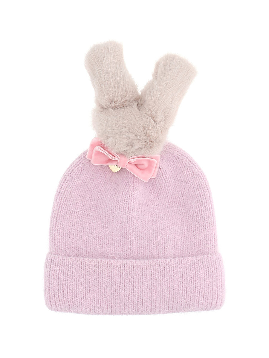 Monnalisa Bimba cappello in lana BUNNY 398011 8762