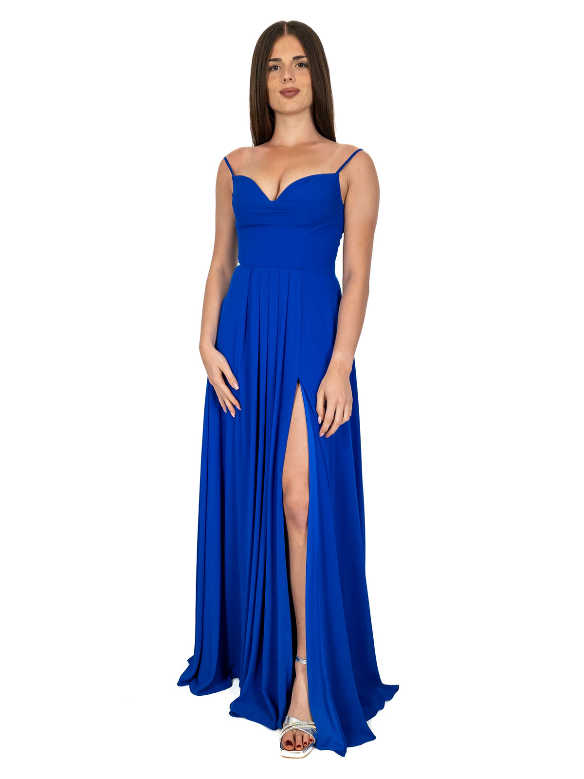 Stile Impero Vestiti Con Spacchi Laterali Abito Gonna Con Lo