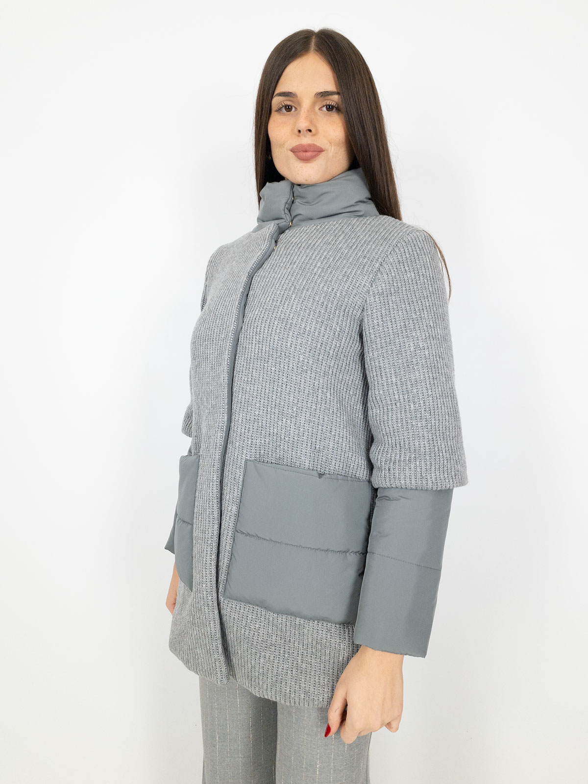 Giacca Donna Stampa Floreale - Cappotto Leggero Per Mezza Stagione - Foto 6