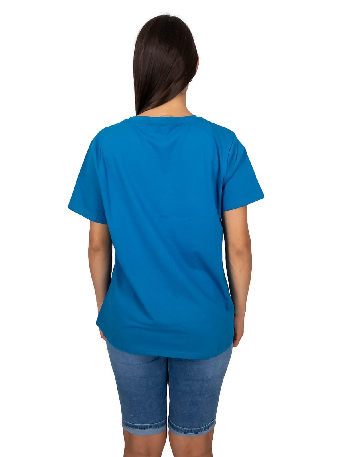 Con-ta Maglietta Termica Maniche Corte Donna - Cotone Morbido Con Interno Felpato, Caldo Basic A Righe, Collo Alto, Vestibilità Comoda - Taglia 42, Nero Zigrinato - 2