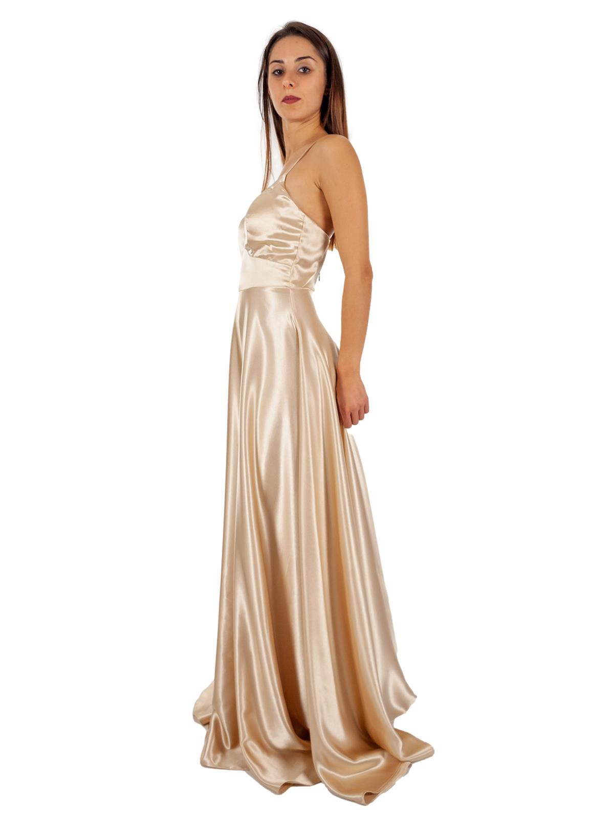 Abiti Damigelle Vestiti Da Cerimonia Gialli Vestito Lungo Elegante