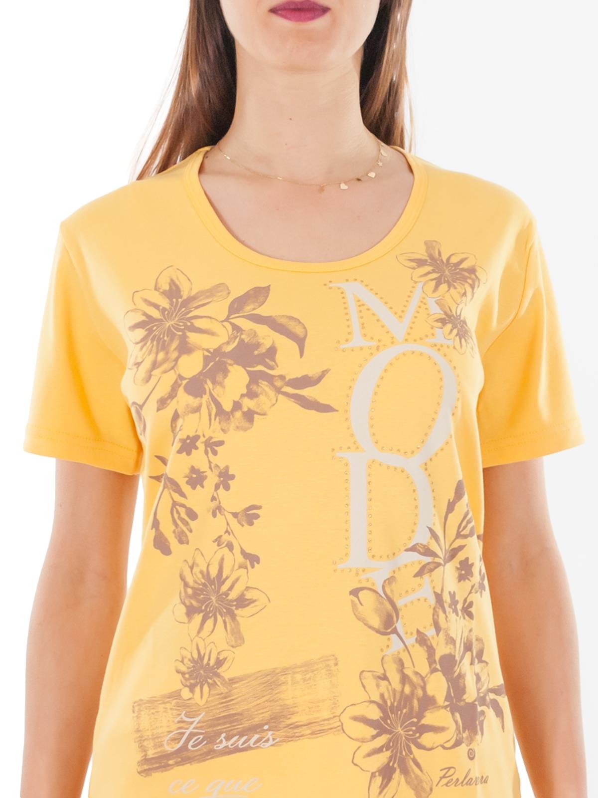 Morgan Maglietta A Maniche Corte Con Pizzo, Taglia XS