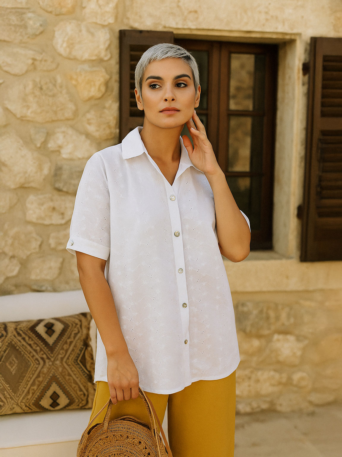 Blusa Camicie Personalizzate Donna Camicia Fantasia Floreale