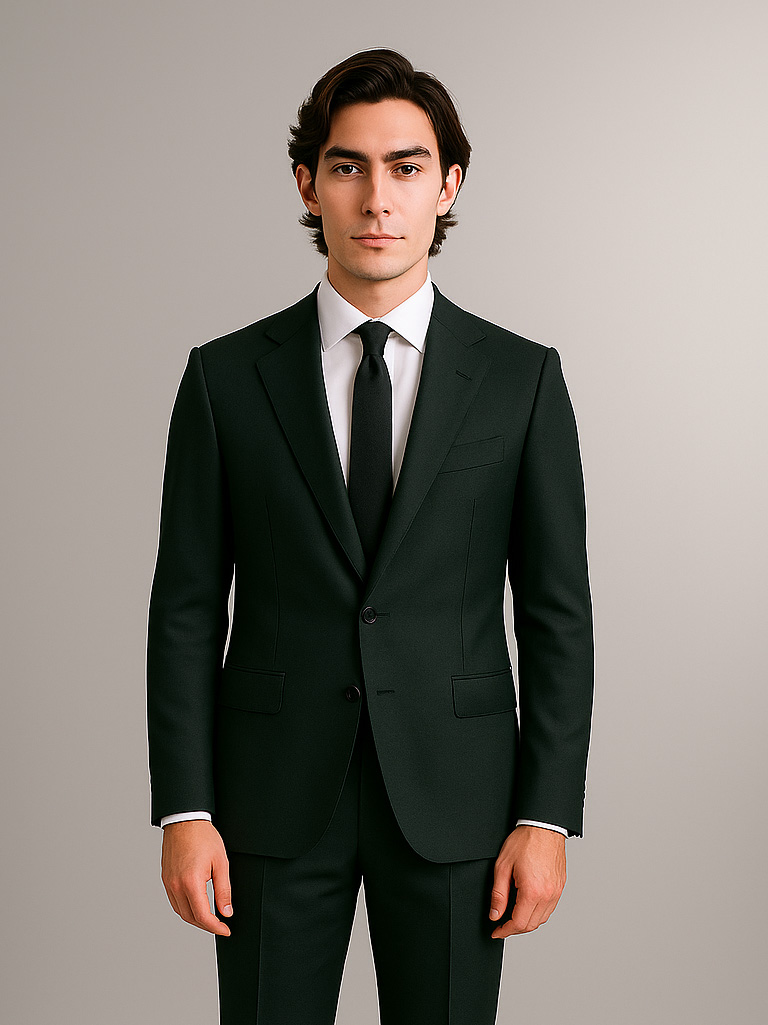 Abito uomo slim fit elegante drop giacca bottoni e pantalone