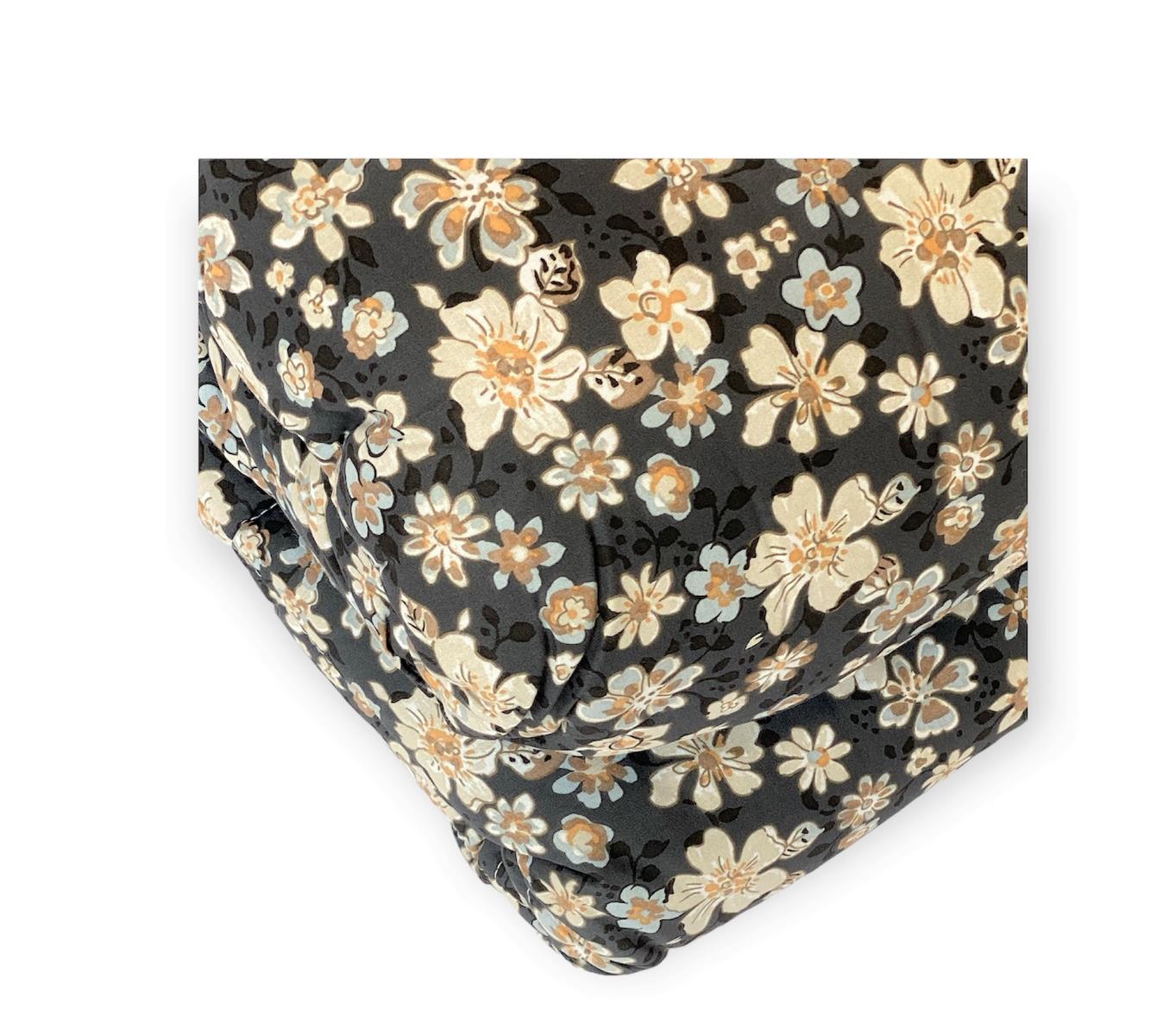 PANNELLI ROULOTTE AFRICANO Elefanti Crema 8 Quadrati 100% Cotone Stampa - Foto 3