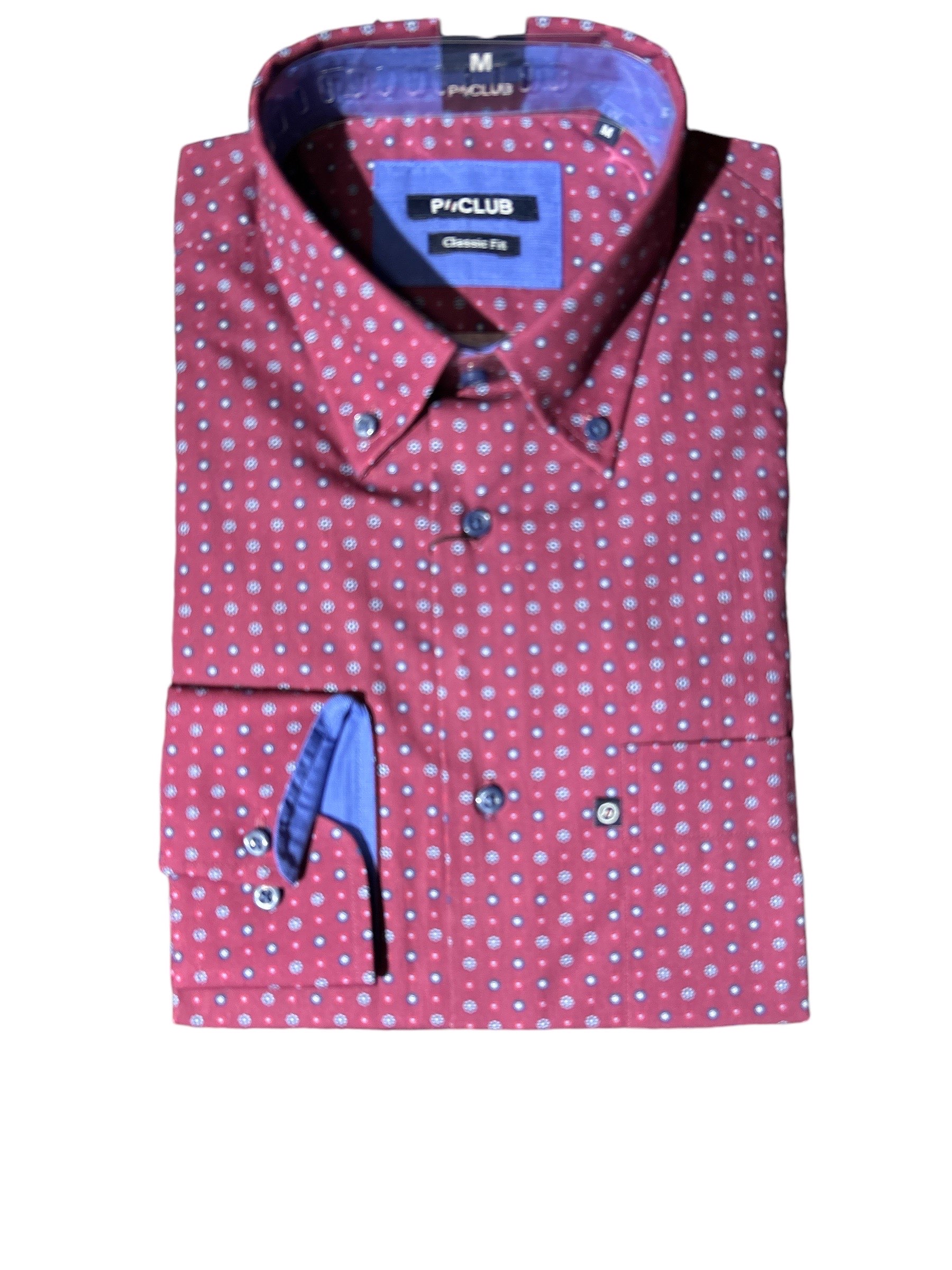 CAMICIA P-CLUB CAM D-CURTIS P-CLUB Uomo Manica Lunga Button-down - Foto 2 di 4