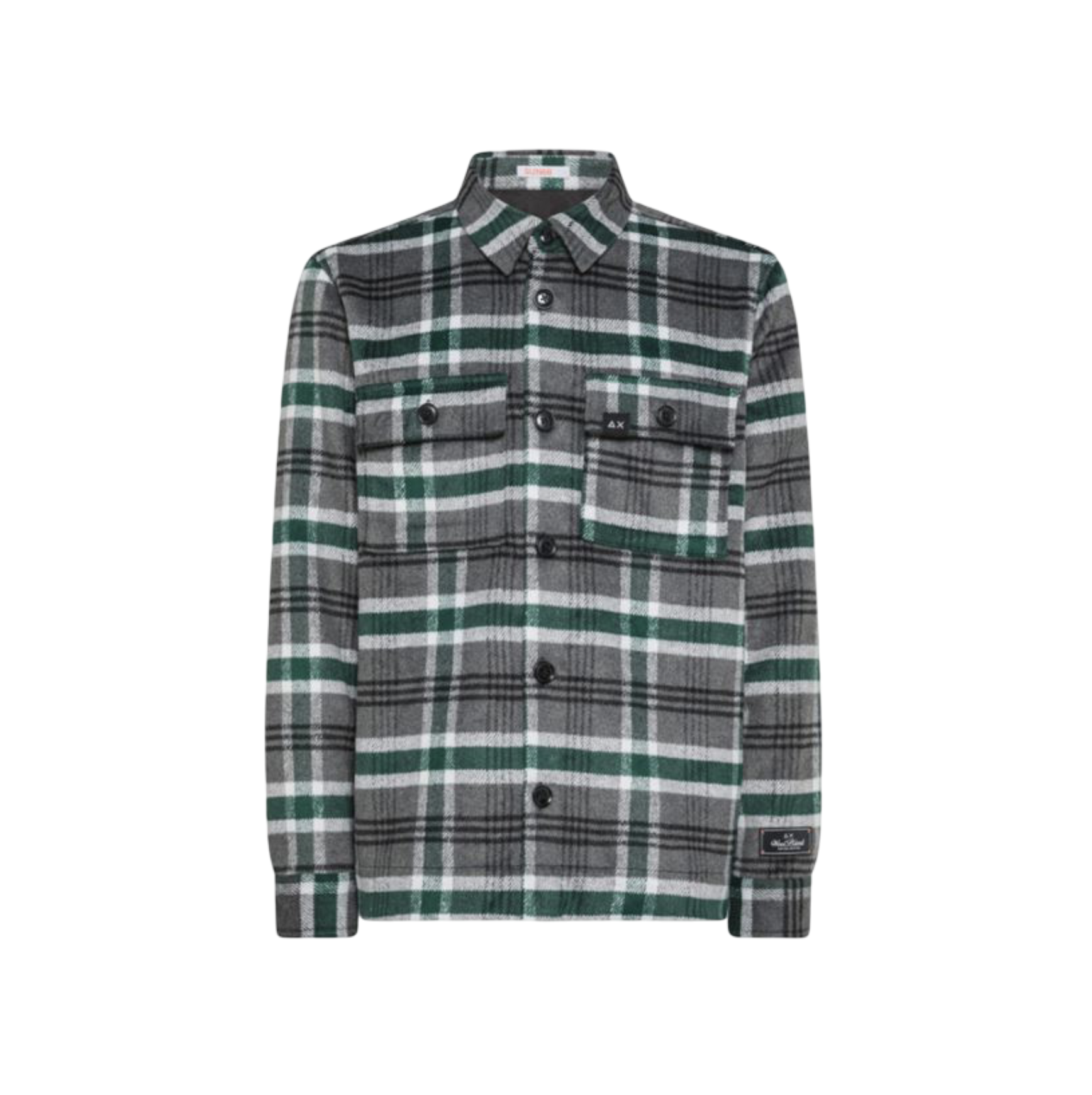 SUN68 KIDS CAMICIA QUADRO BIMBO