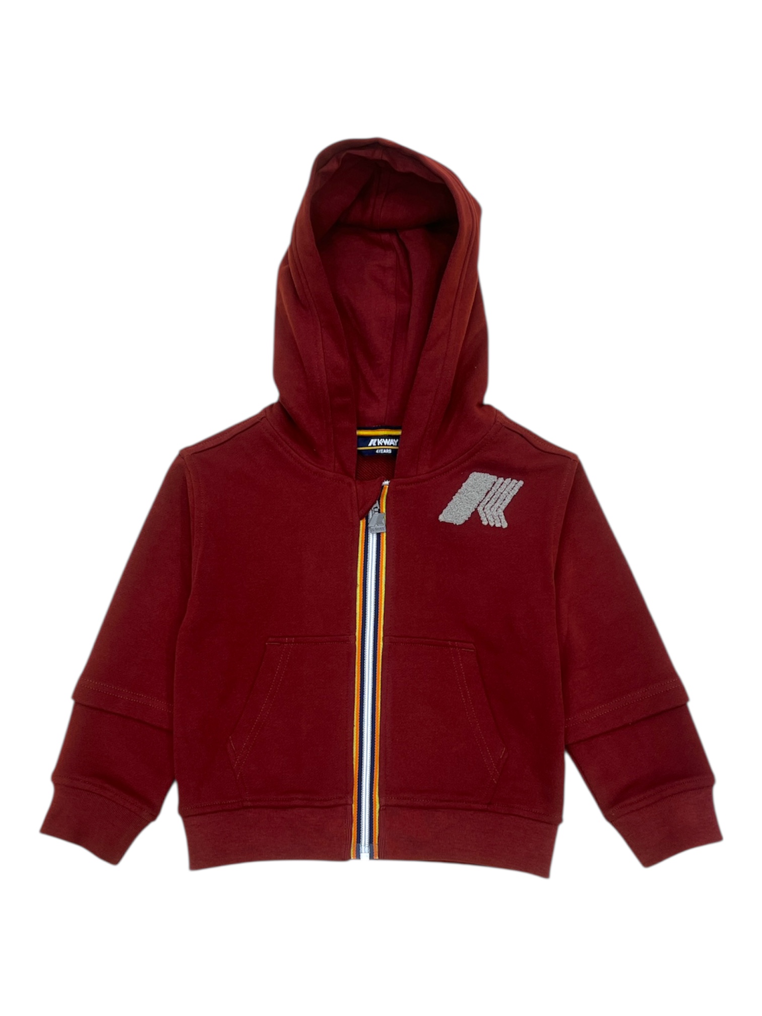K-WAY KIDS FELPA CON CAPPUCCIO BIMBO