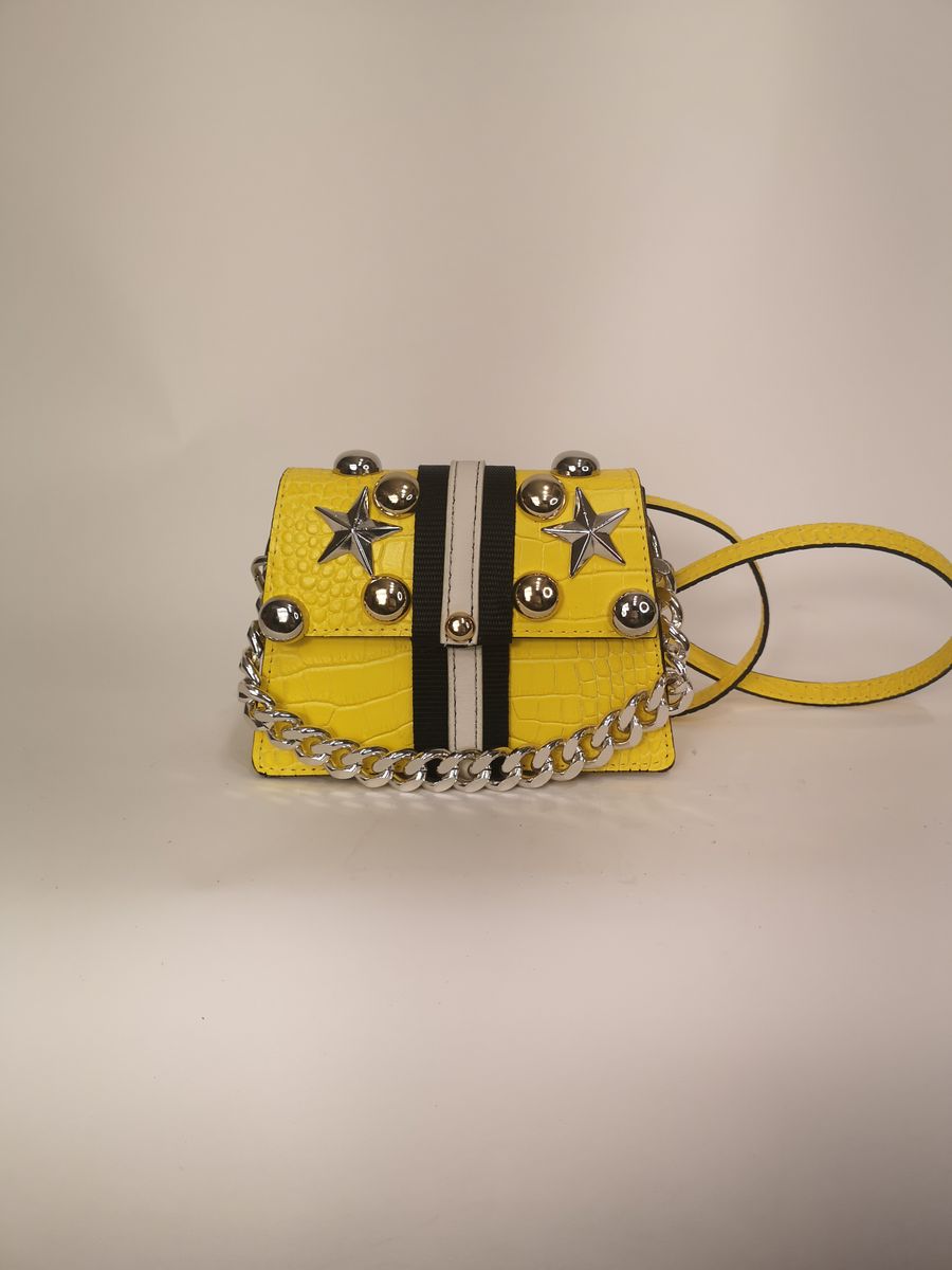 Gio Cellini Maxi Pochette Borchie Nera Online su carpelshop