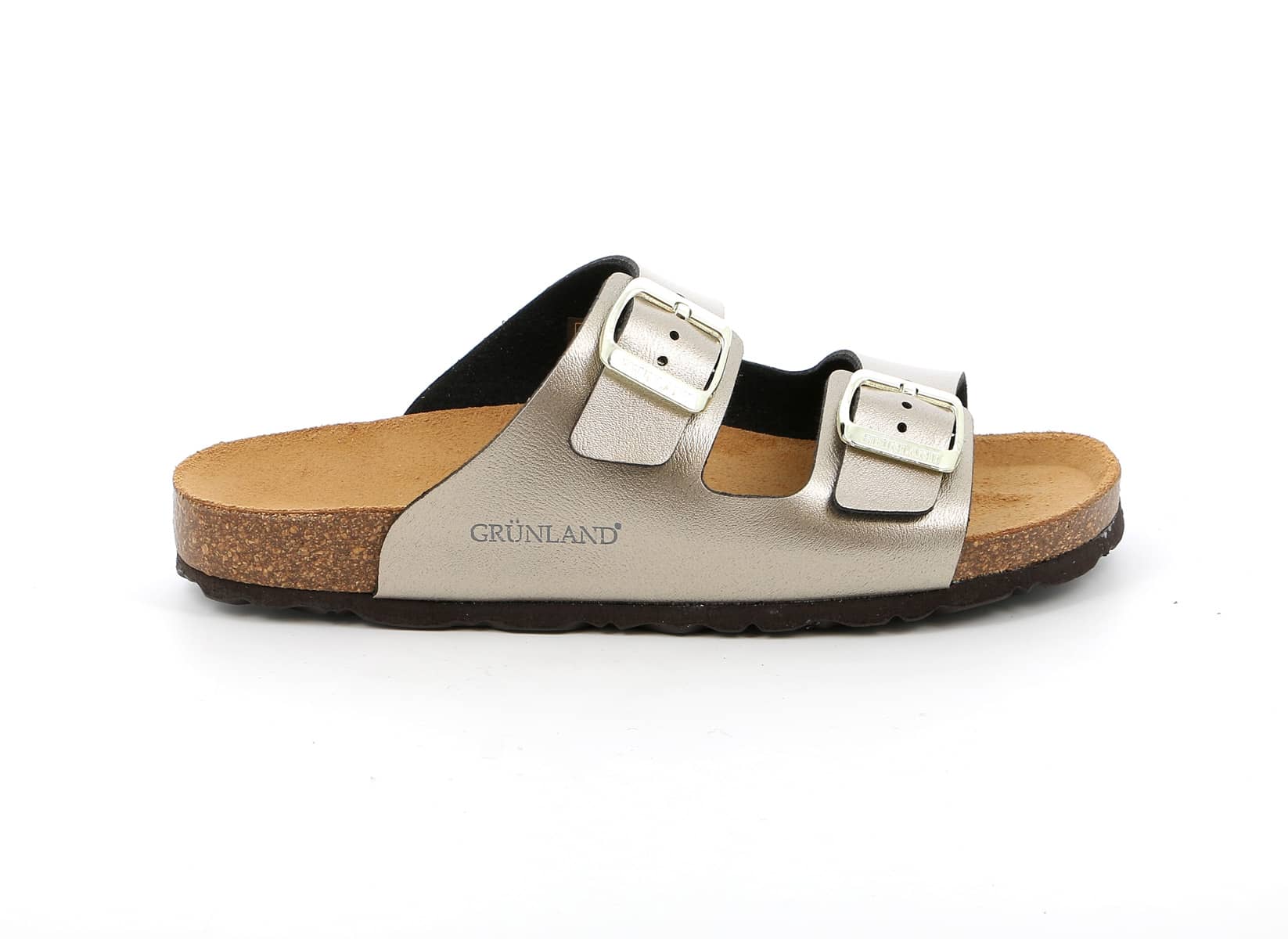 Grunland Damen Hausschuhe Sara Zweiband Sandalen Leder Hausschuhe Anatomisch - Bild 2 von 5