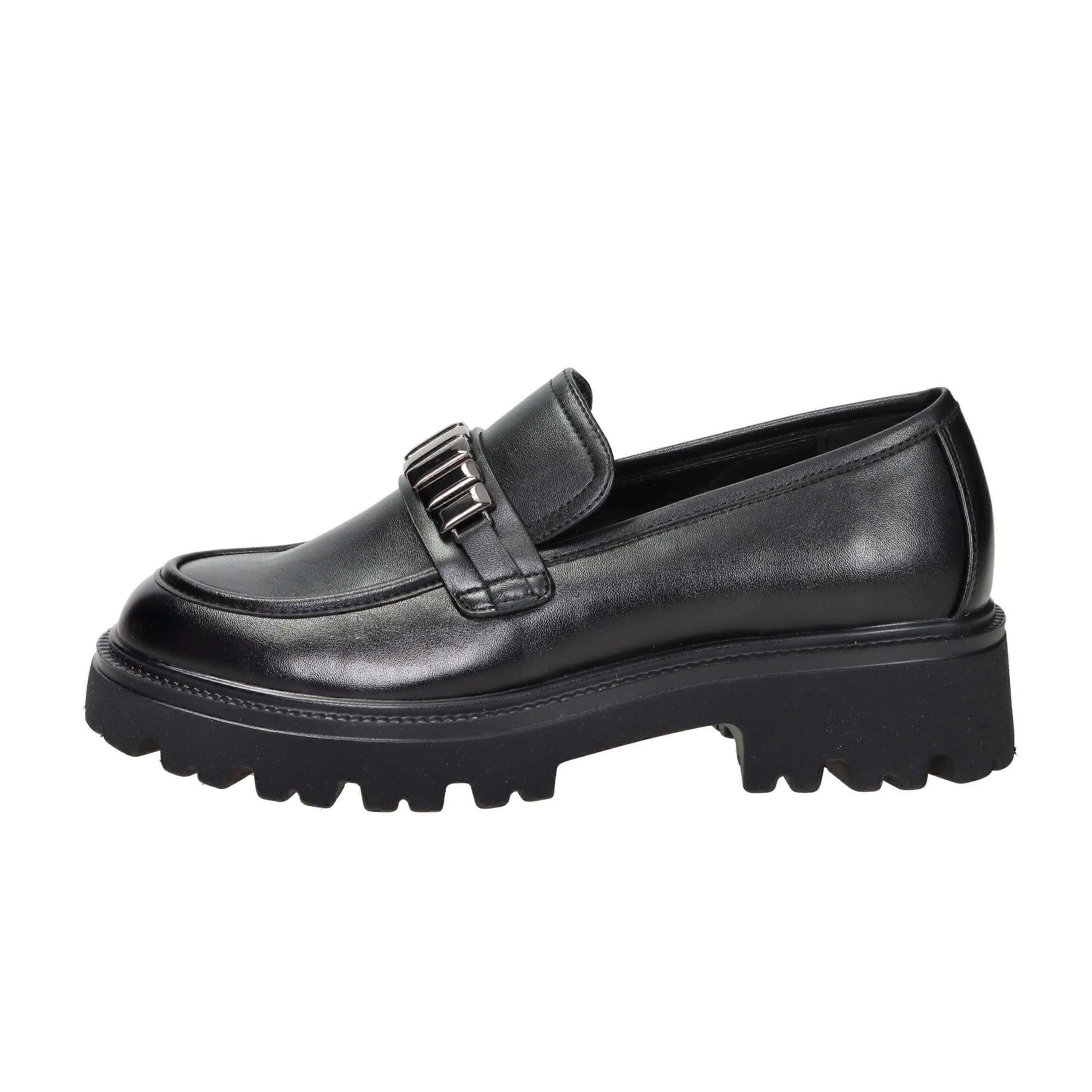 black winter dress shoes womens Women's Leather Moccasins With Buckle K11461 Casual Select Boot Size:42 the removable footbed welcomes pareo skirt Yellow Tiered Halter Maxi