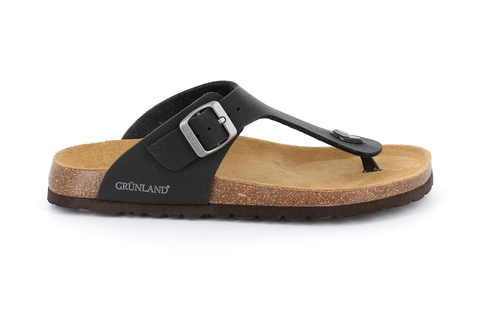 Grunland infradito da uomo Bobo sandali pantofole in pelle anatomiche ciabatte - Imagen 3 de 6